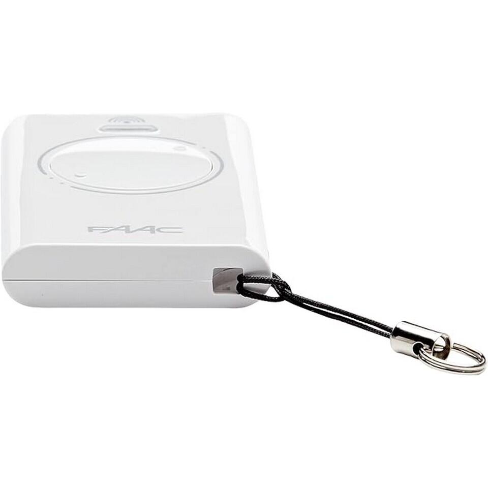Telecomando Rolling Code FAAC XT2 SLH LR in abs bianco 868 MHZ 2 canali
 - 2