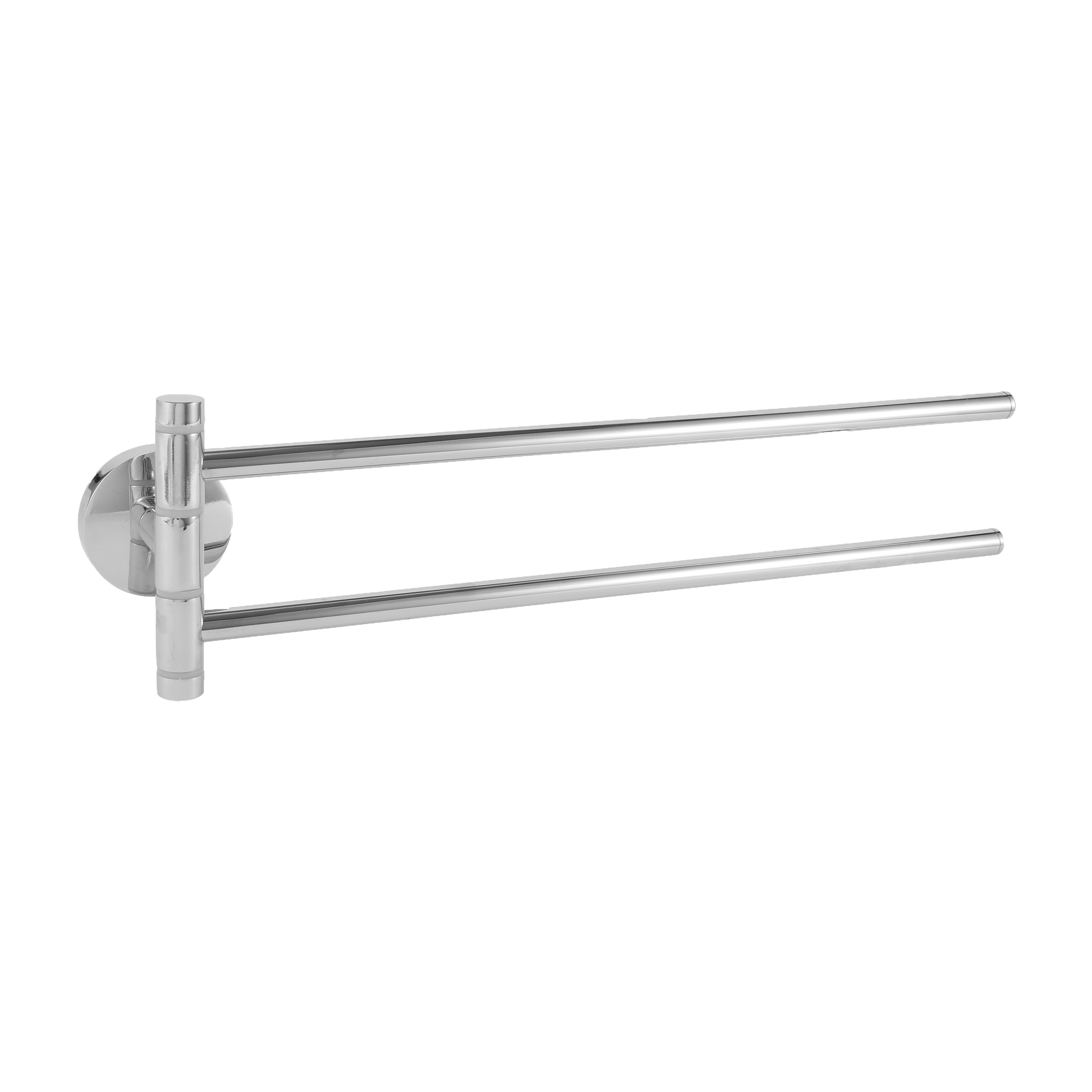Toallero atornillar suite plata cromado brillante 41.2x11.3 cm