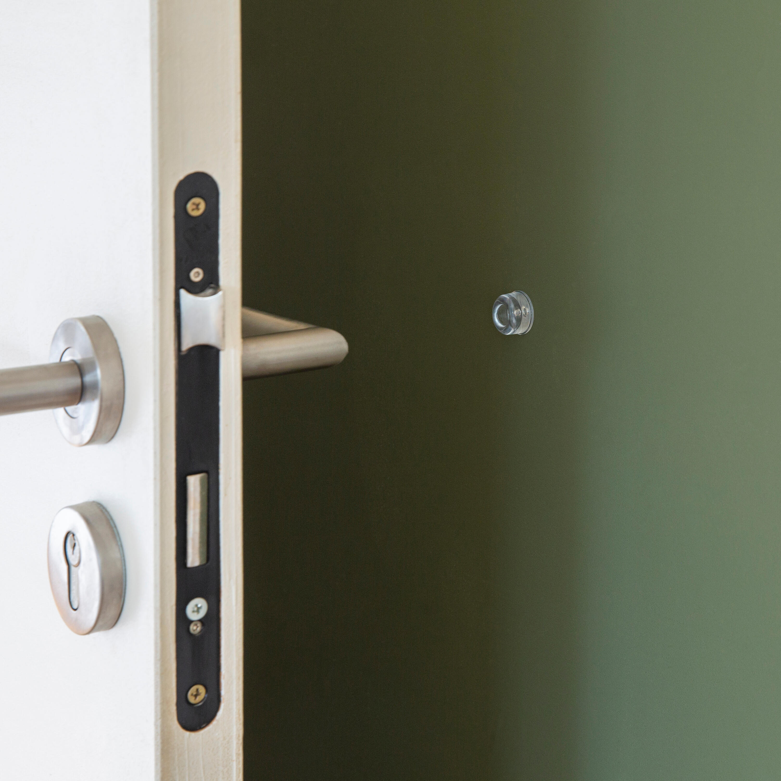 Batente adesivos  parede transp 2.1x12cm 6 peças - 4