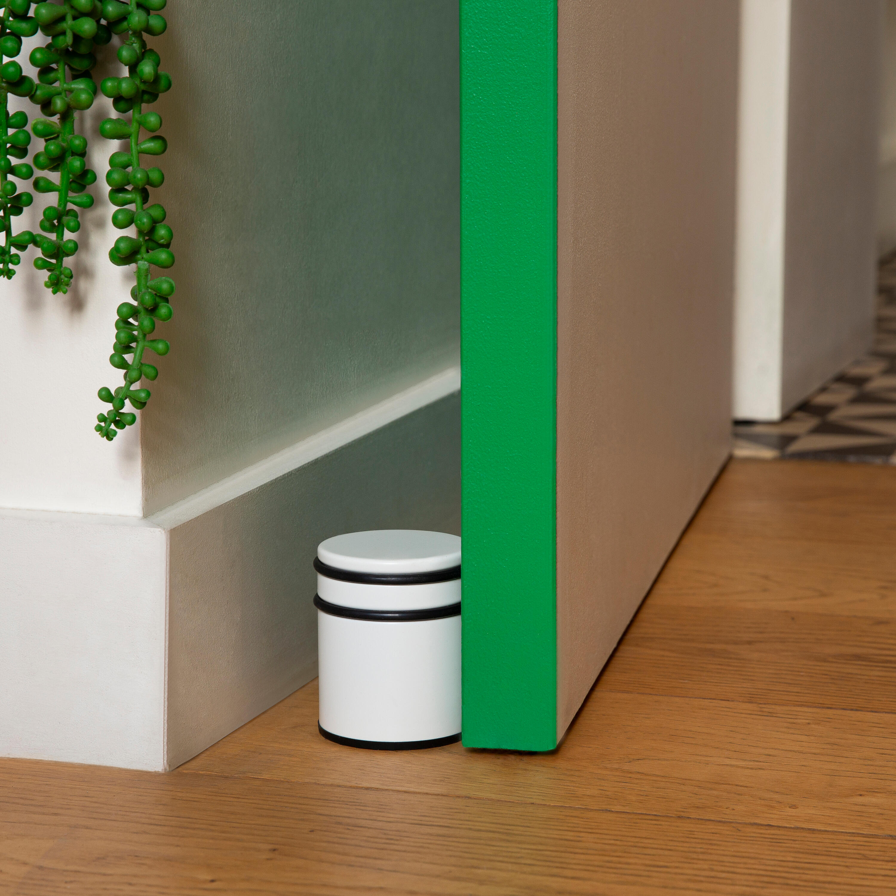 Retenedor de puerta INSPIRE Blanco Acero, AN.7.2x L.7.2 x H.8.1 cm - 3