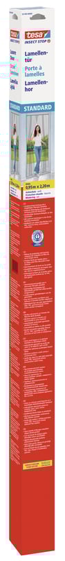 Moskitiera lamelowa biała 95x220 cm Tesa