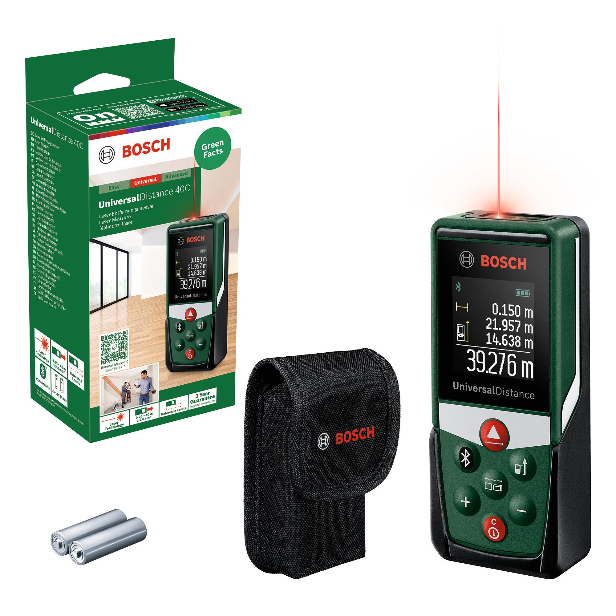 Telemetro laser classe 2 BOSCH UniversalDistance 40C distanza max 40 m - 6
