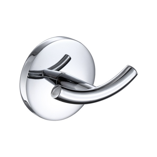 Haczyk łazienkowy podwójny do przykręcenia Suite chrom Sensea