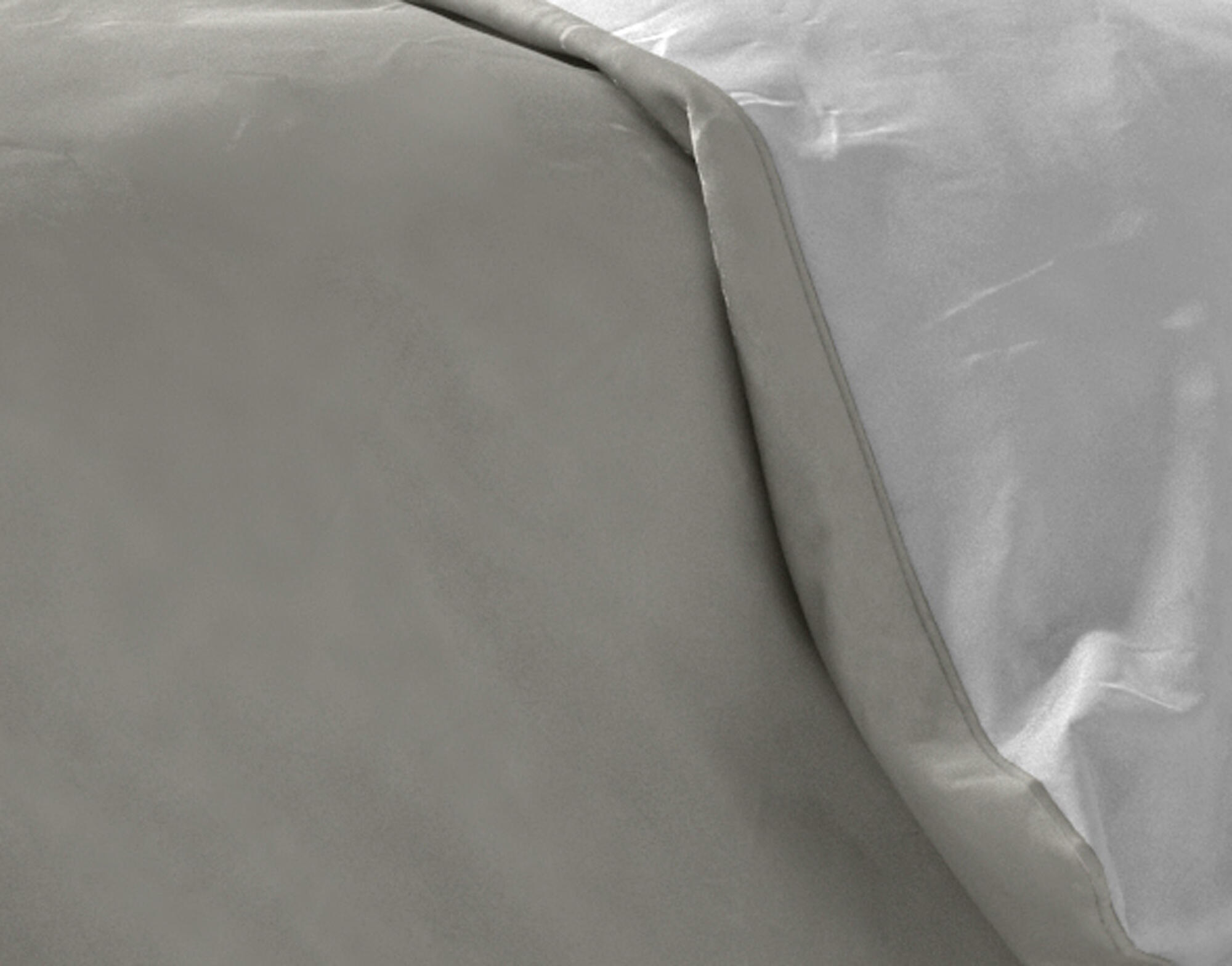 Funda nórdica reversible gris/blanco 240x220 cm para cama de 150 cm - 9