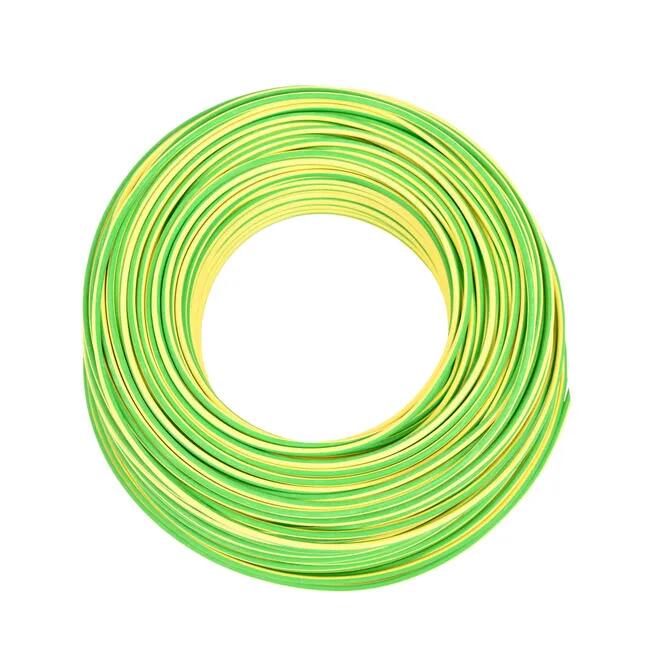 Fio H07 VU 2.5 verde/amarelo 100M Revi - 2