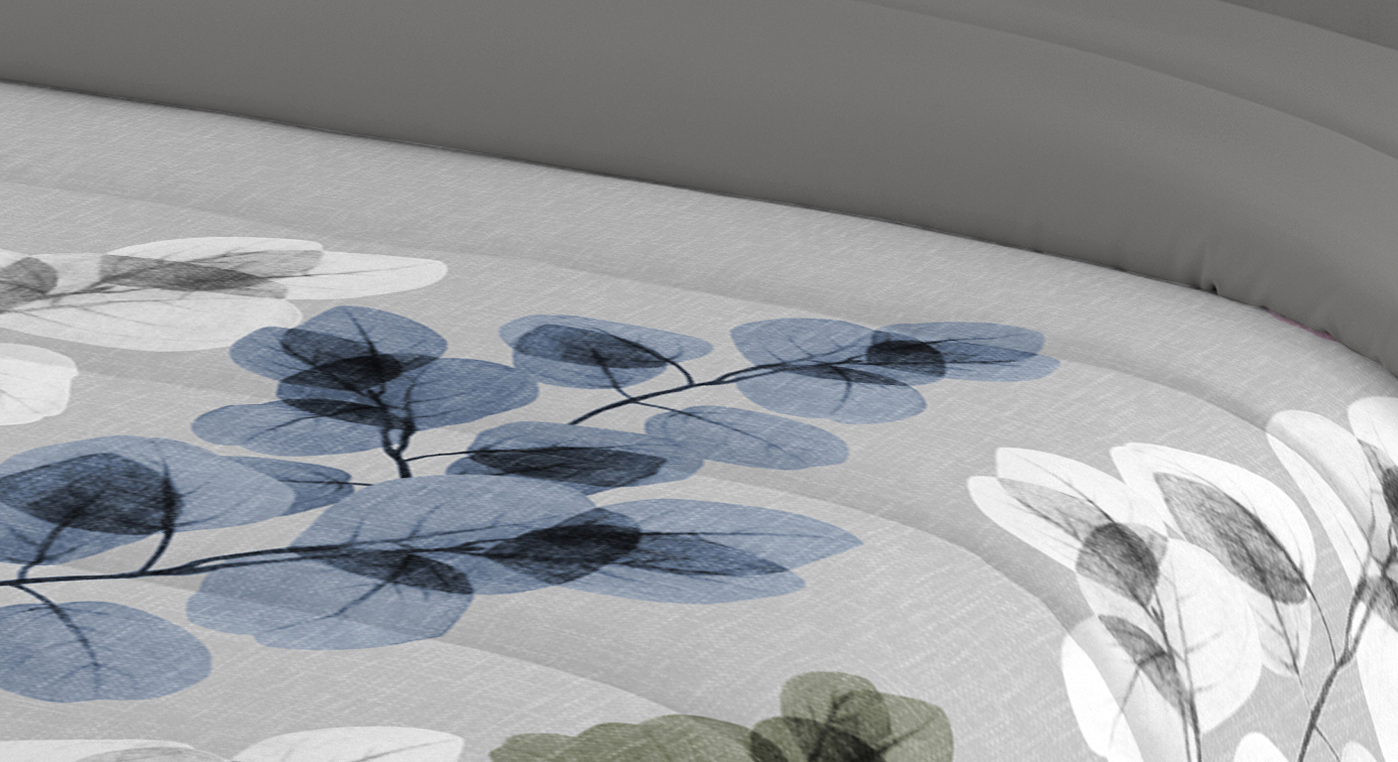 Edredón nórdico estampado Ona Gray para cama de 135 cm - 4