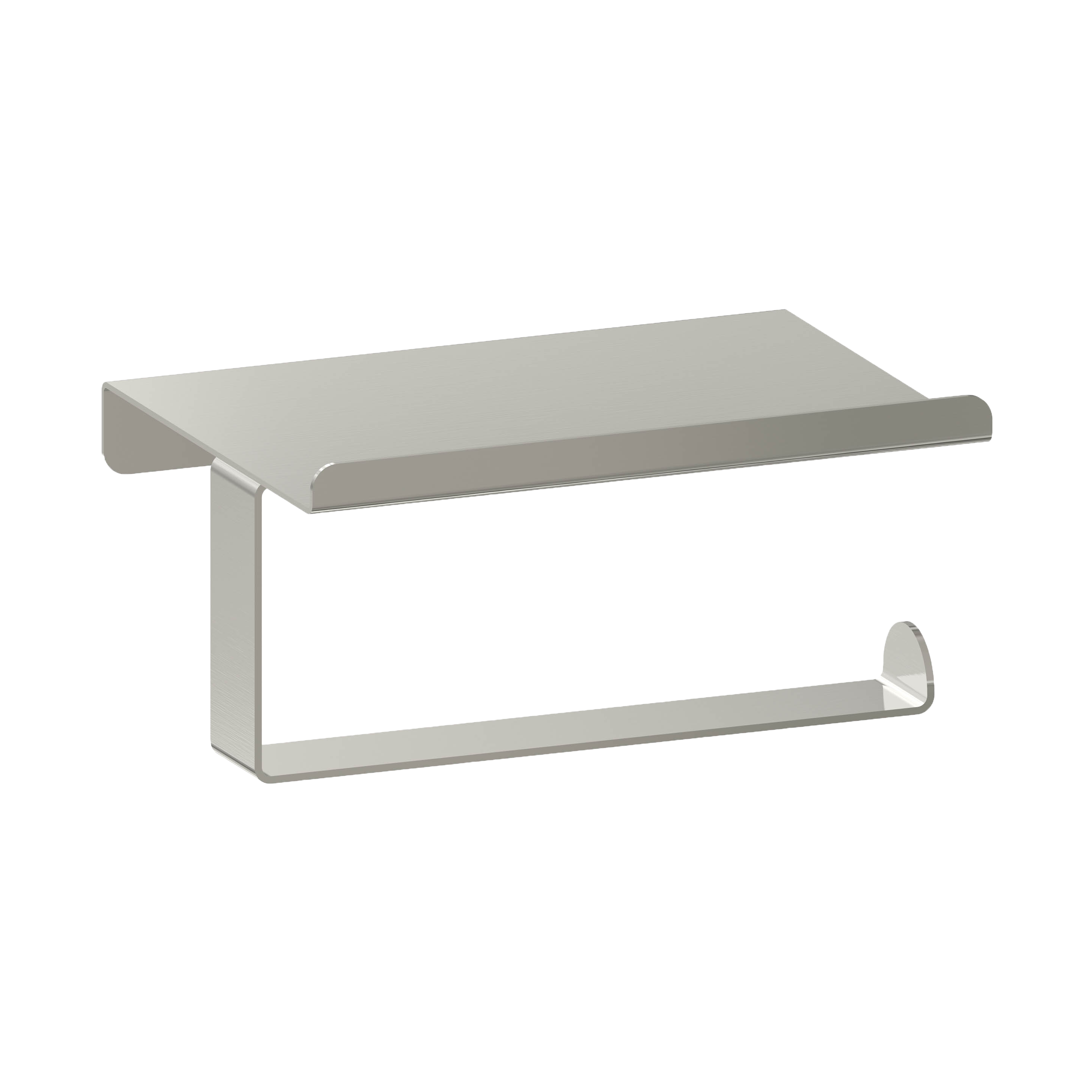 Portarrollo wc Loft gris cromado 18.9x15.8 cm | Leroy Merlin