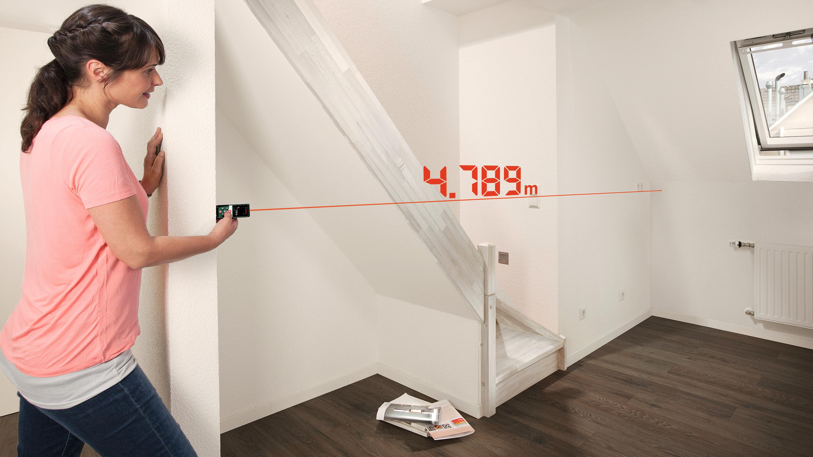 Telemetro laser classe 2 BOSCH UniversalDistance 40C distanza max 40 m - 2