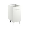 Móvel inferior com porta e gaveta 40x58x72 cm Delinia Eleki branco