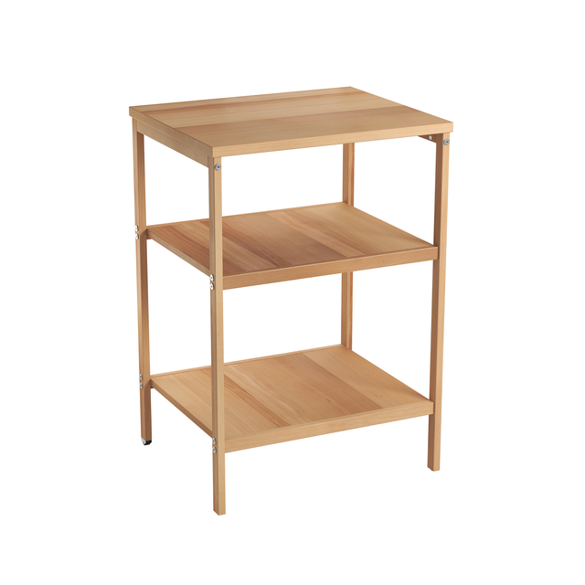 Credenza Eleki in legno marrone L 59 x H 85.3 x P 49 cm, con ruote