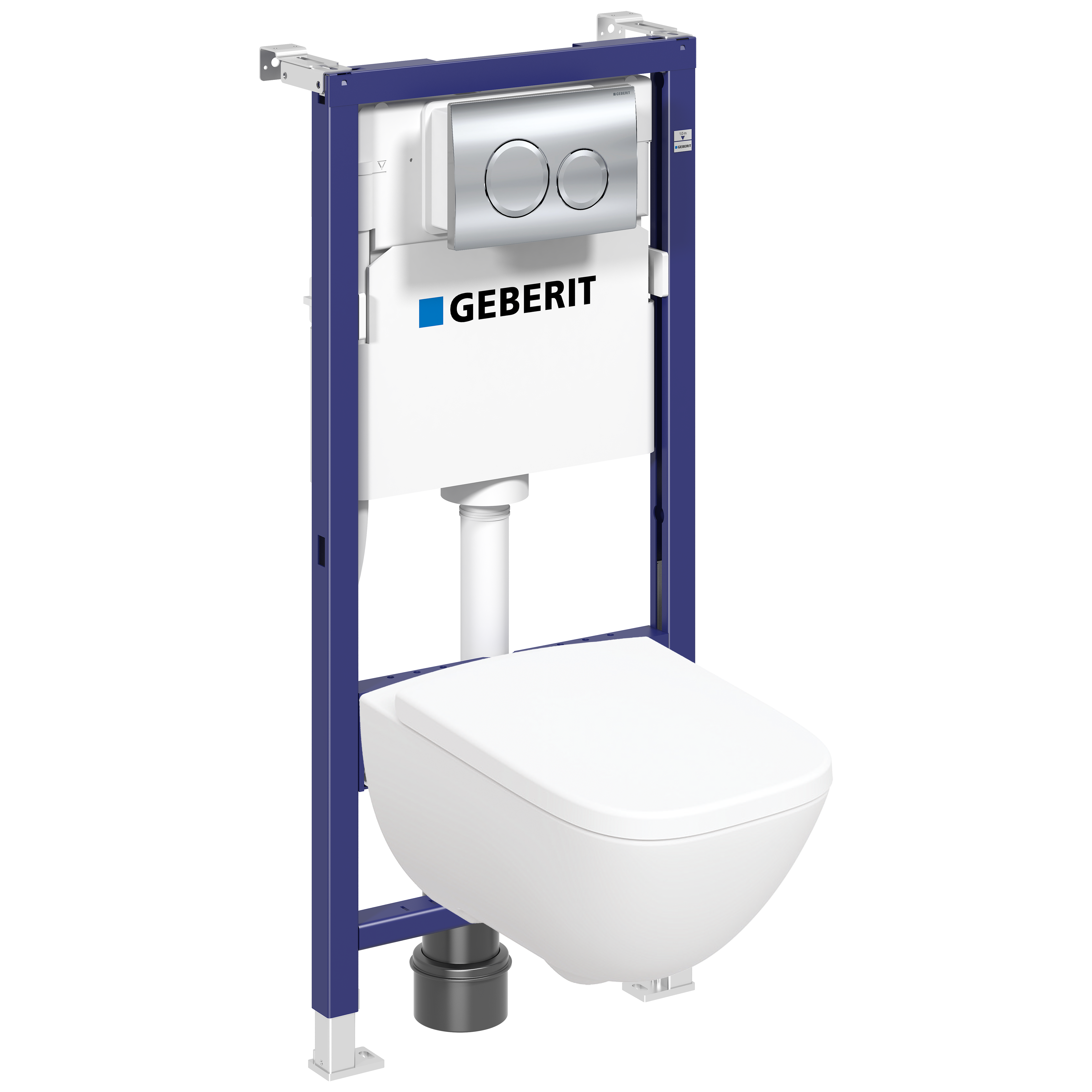 Zestaw podtynkowy WC Square Delta Geberit