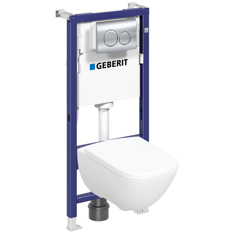 Zestaw podtynkowy WC Square Delta Geberit