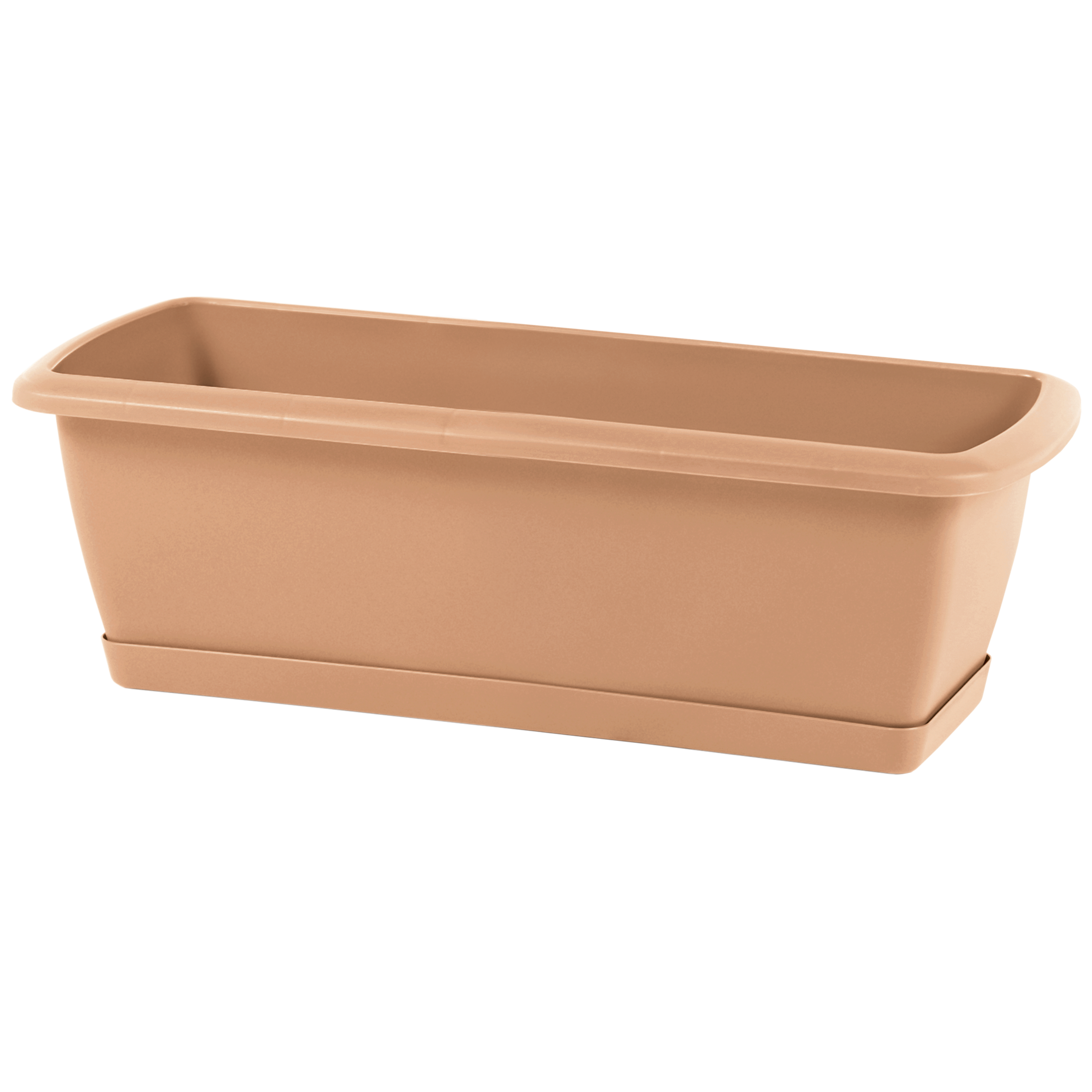 Skrzynka balkonowa 59x18.4 cm terakota z podstawką Prosperplast - 2