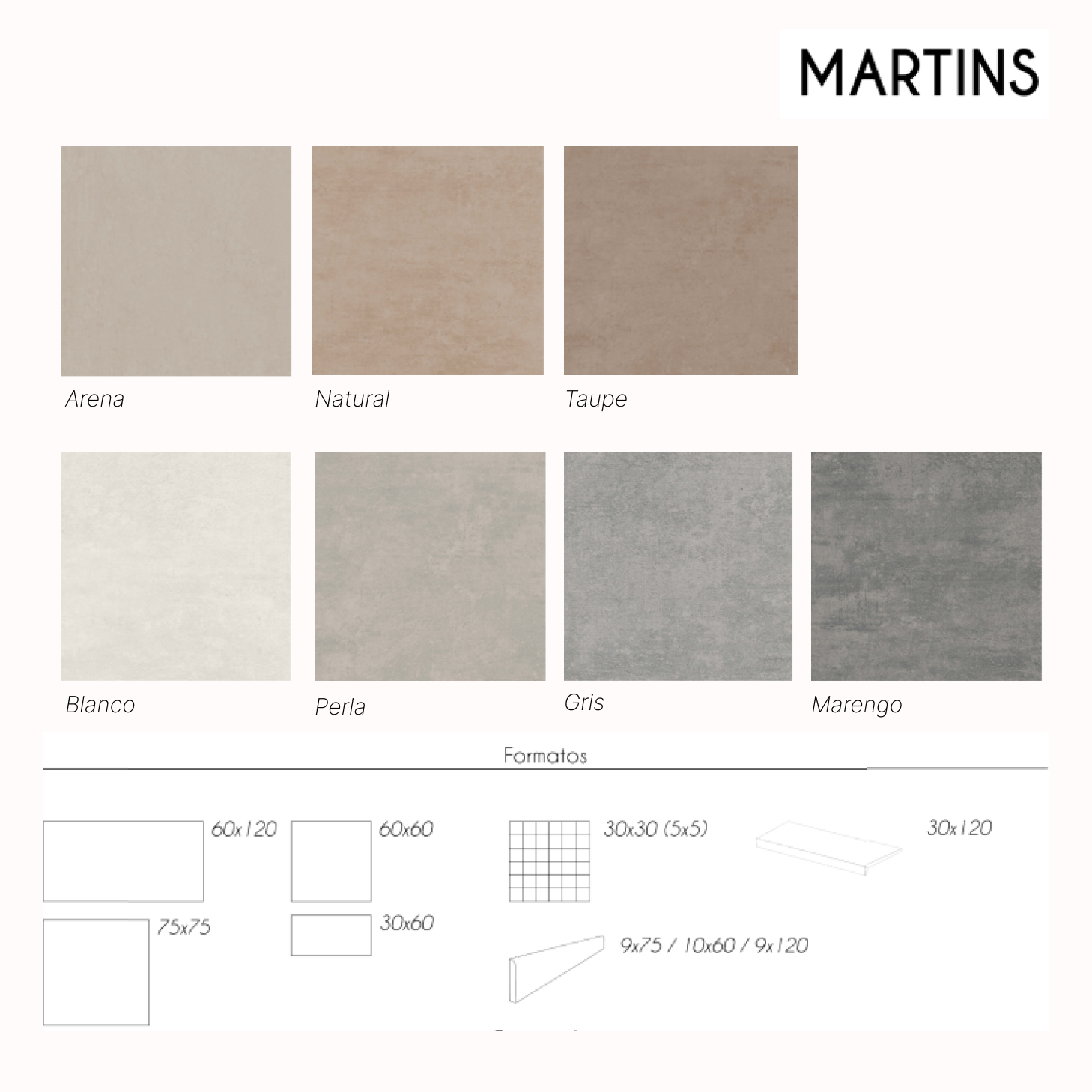 Suelo porcelánico Martins efecto cemento gris 30x60 cm C1 ARTENS - 11