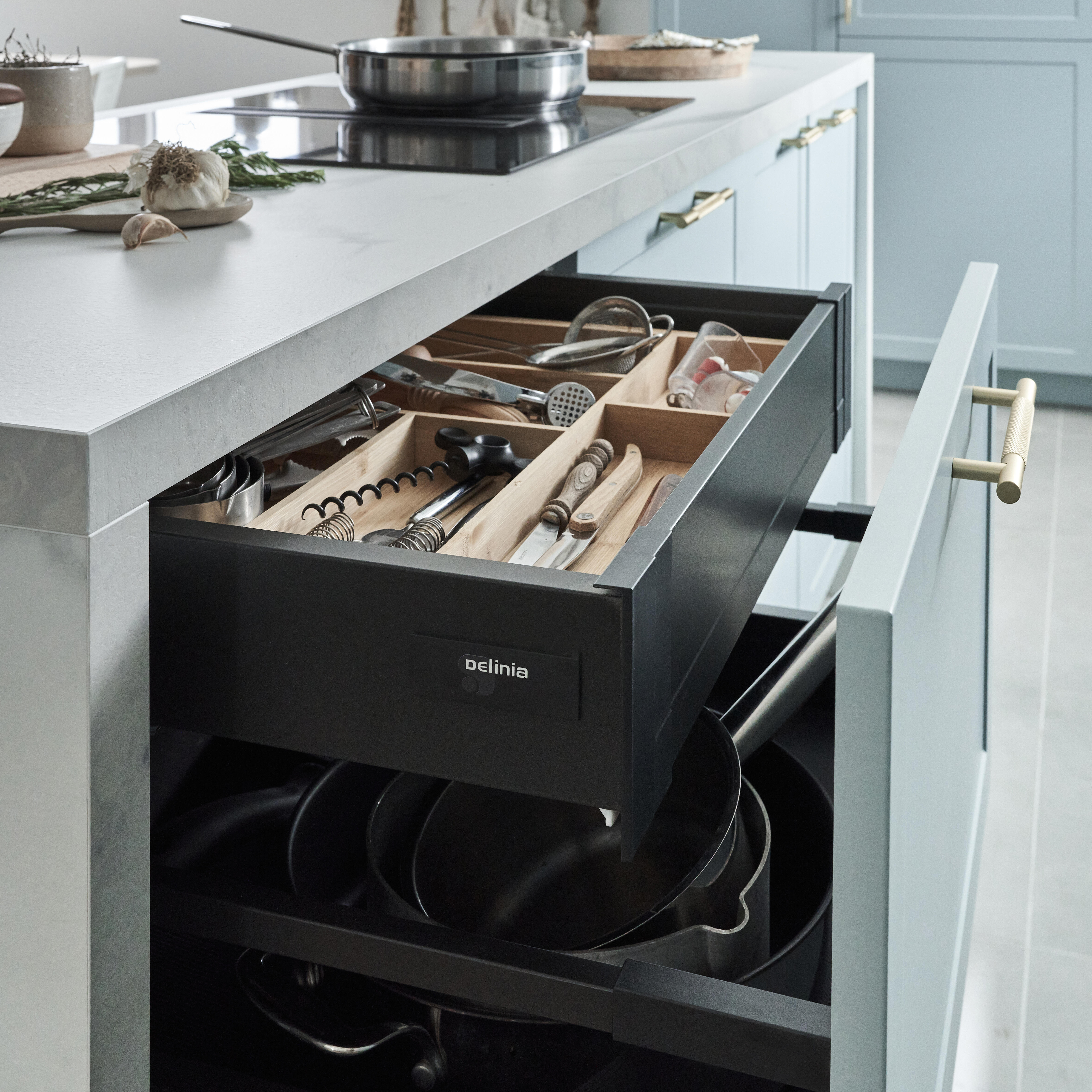 Kit interior de gavetão DELINIA 60CM - 18