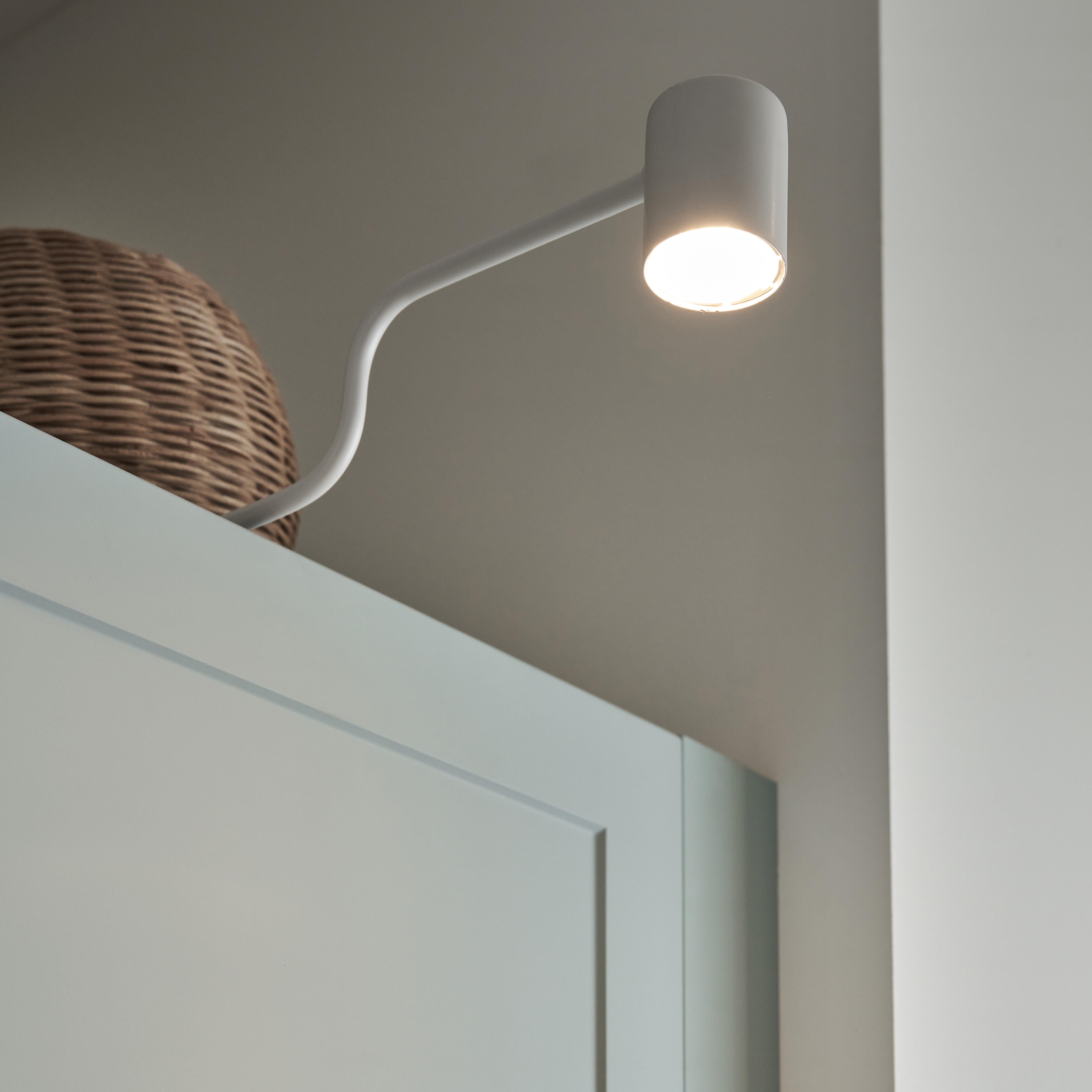 Spot dessus de meuble Hubi module led, blanc chaud à blanc neutre, blanc INSPIRE - 7