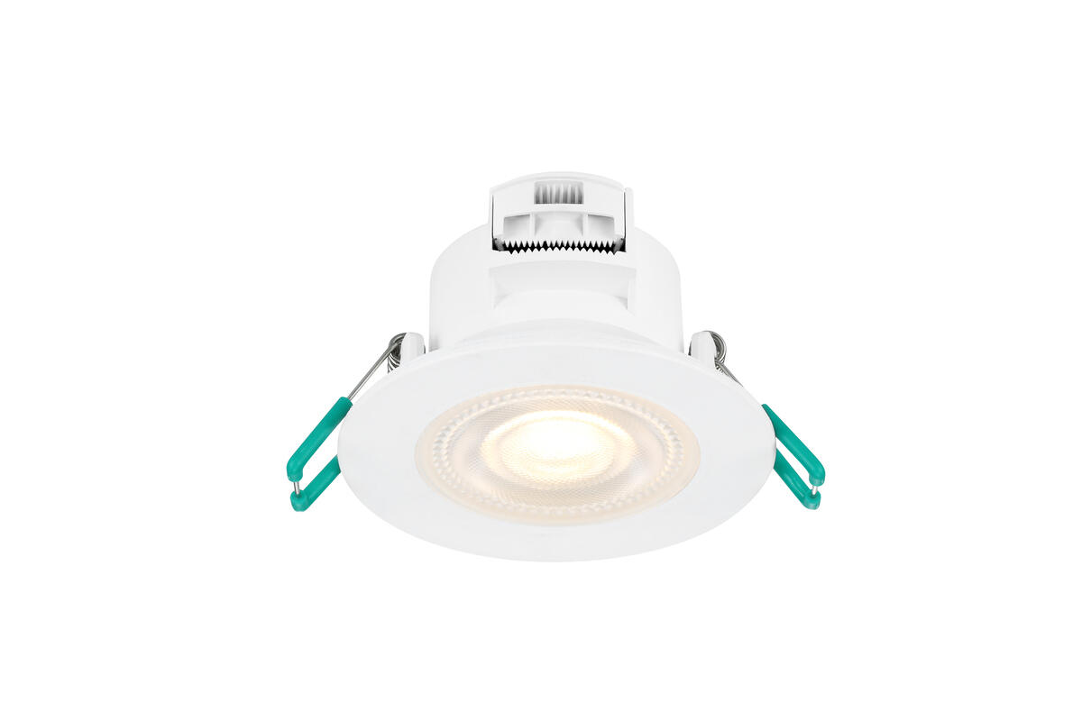 6 spots LED encastrés salle de bain Sylspot IP65, blanc chaud, blanc Sylvania - 2