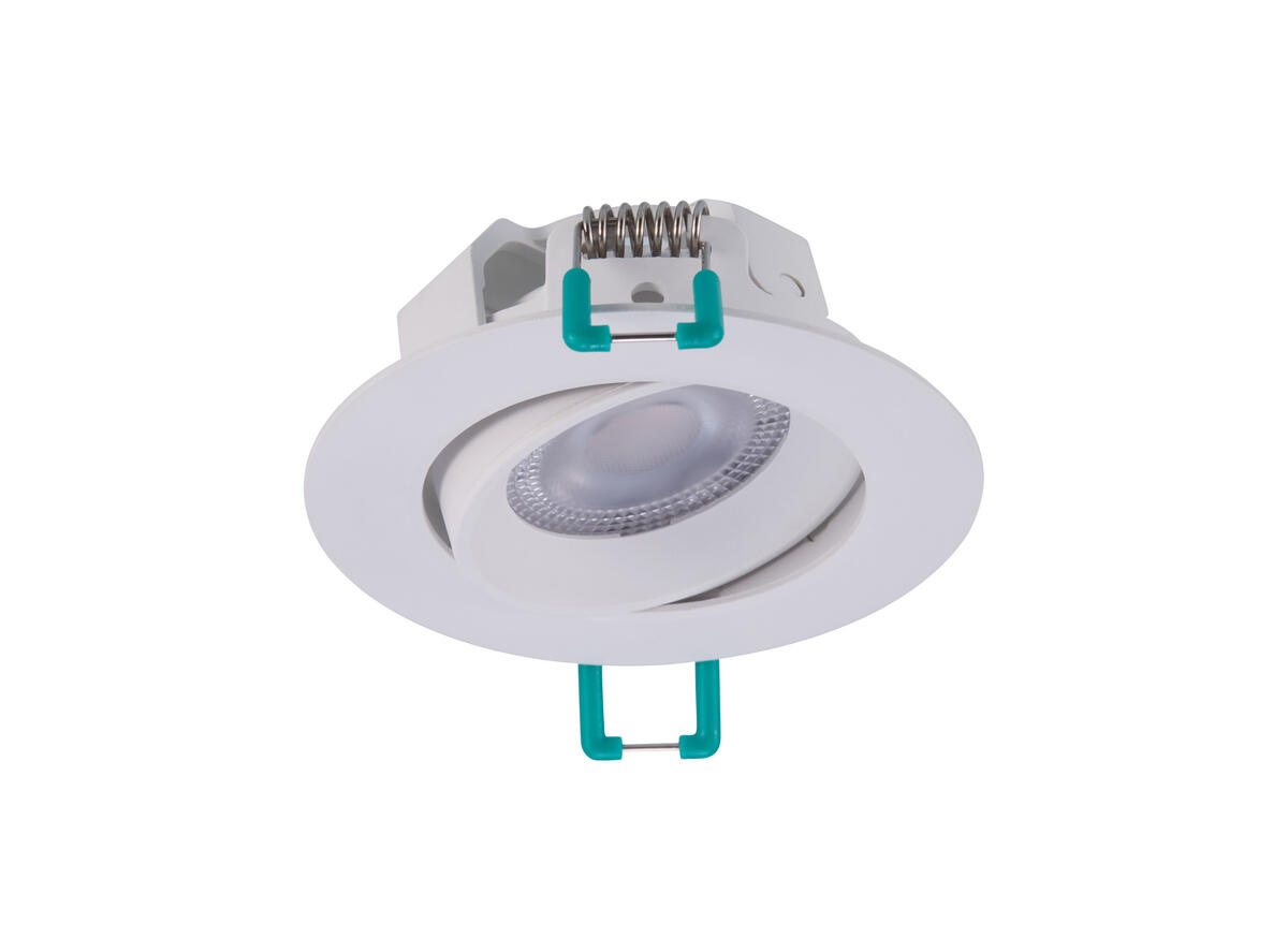10 spots LED encastrés IP44, orientable, blanc neutre, SylSpot blanc Sylvania - 3