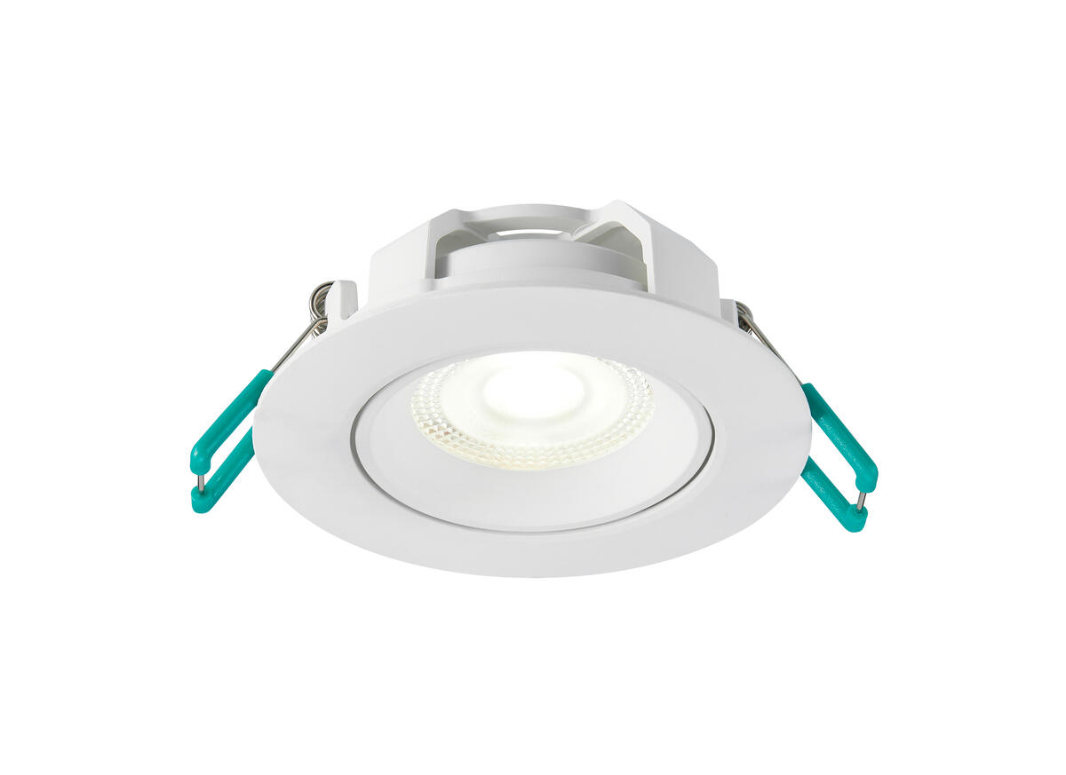10 spots LED encastrés IP44, orientable, blanc neutre, SylSpot blanc Sylvania - 2