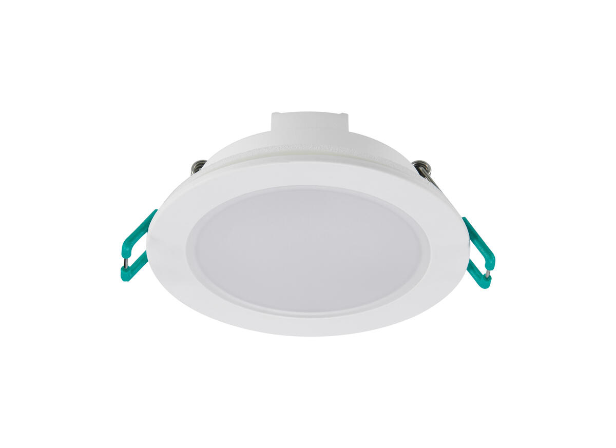 10 spots LED à encastrer extraplats, blanc chaud, YourHome rond blanc - 2