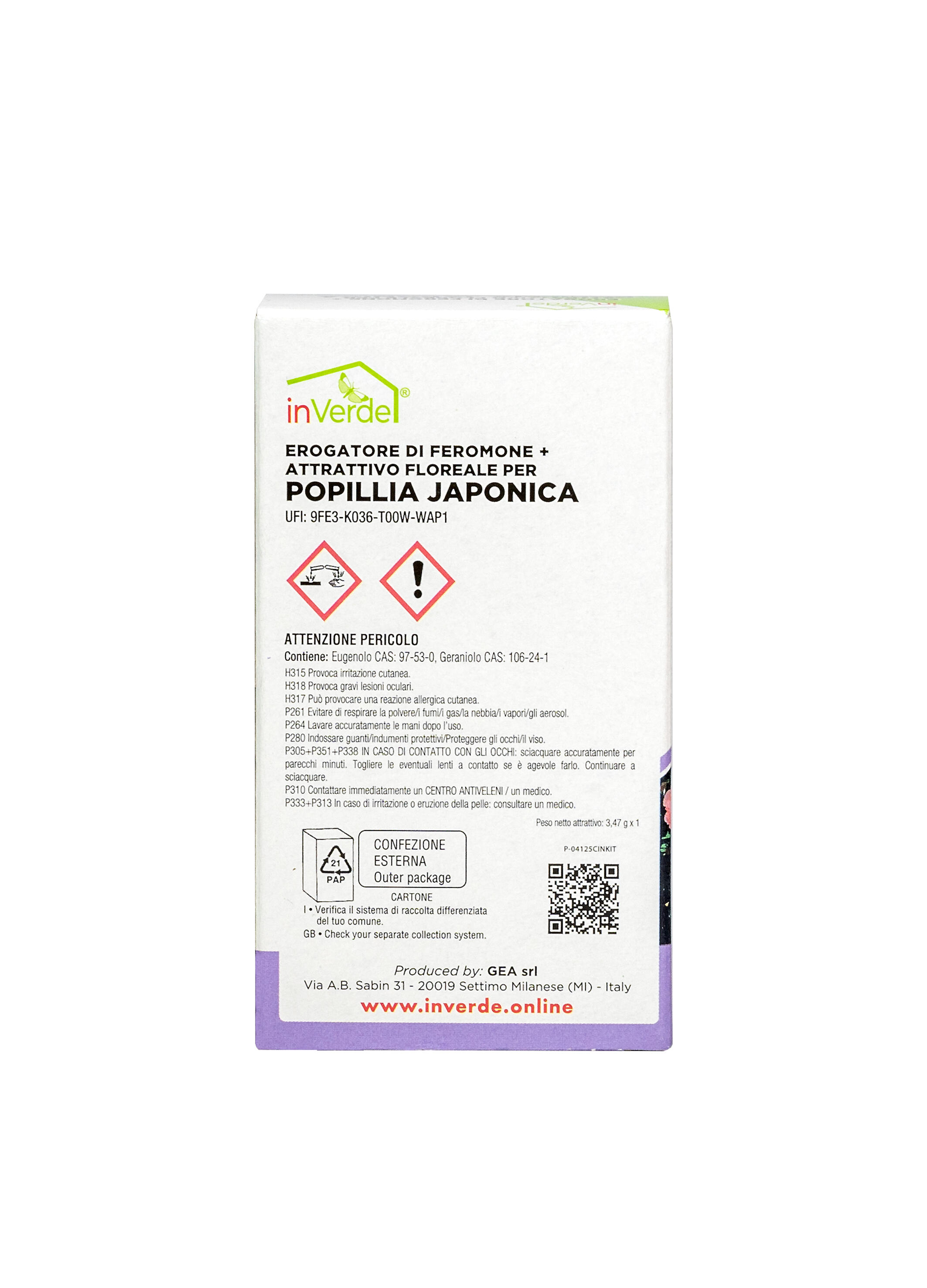 Trappola per popillia japonica INVERDE kit di ricambio - 3