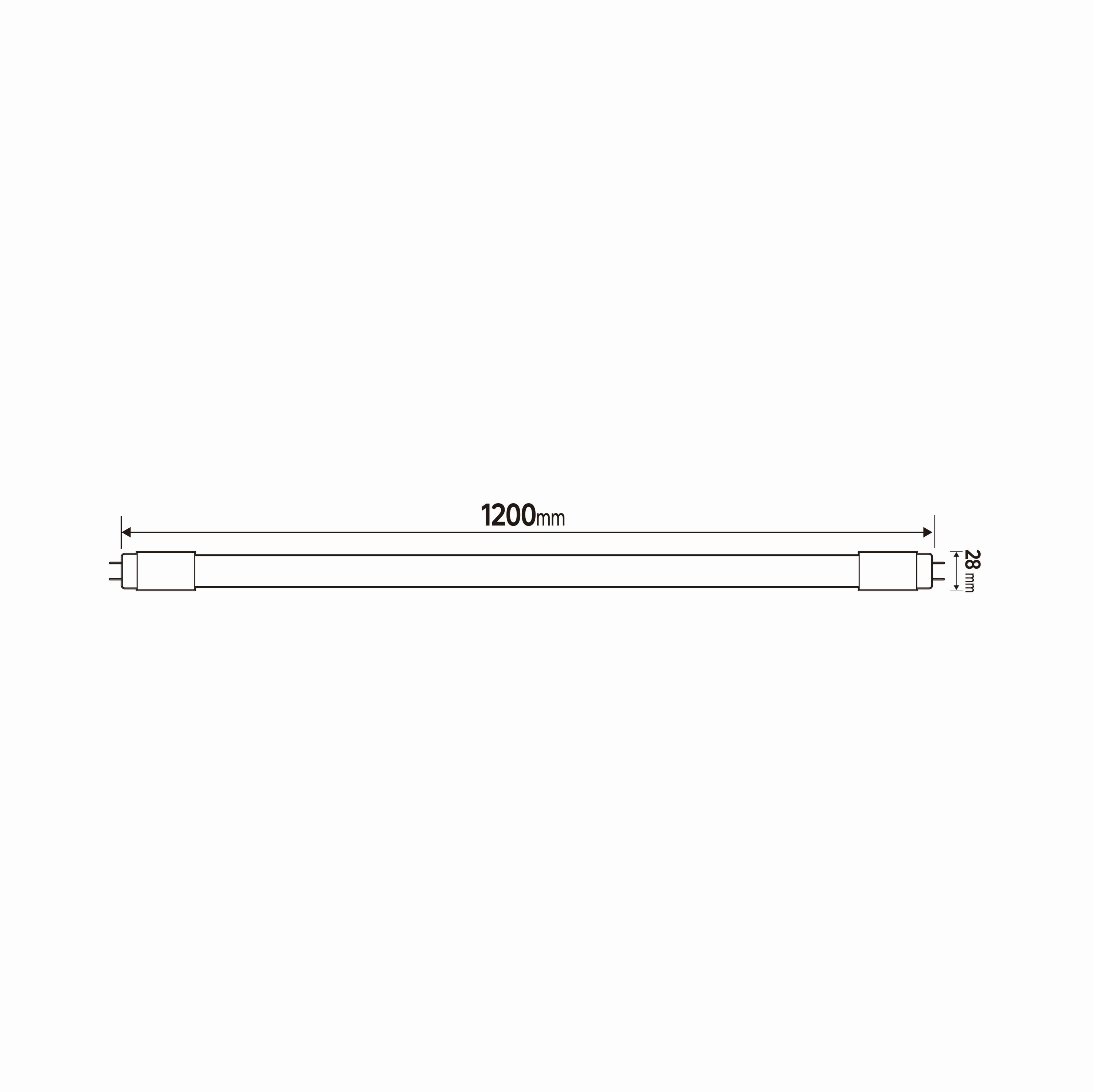 Świetlówka liniowa LED G13 T8 120 cm 13,3 W 1800 lm Lexman - 2