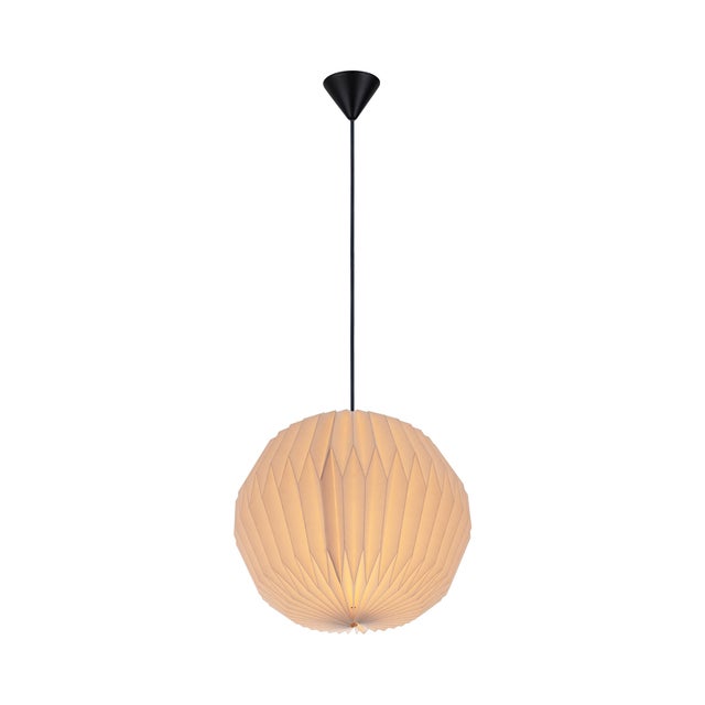 Boule papier Belloy, blanc, Diam.30 cm, E27
