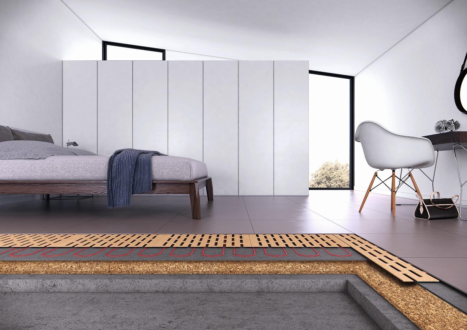 5 Plaques isolante liège sol / plafond / mur SDL l.0.5 x L.1 m x Ep.40 mm, 2,5m² - 8