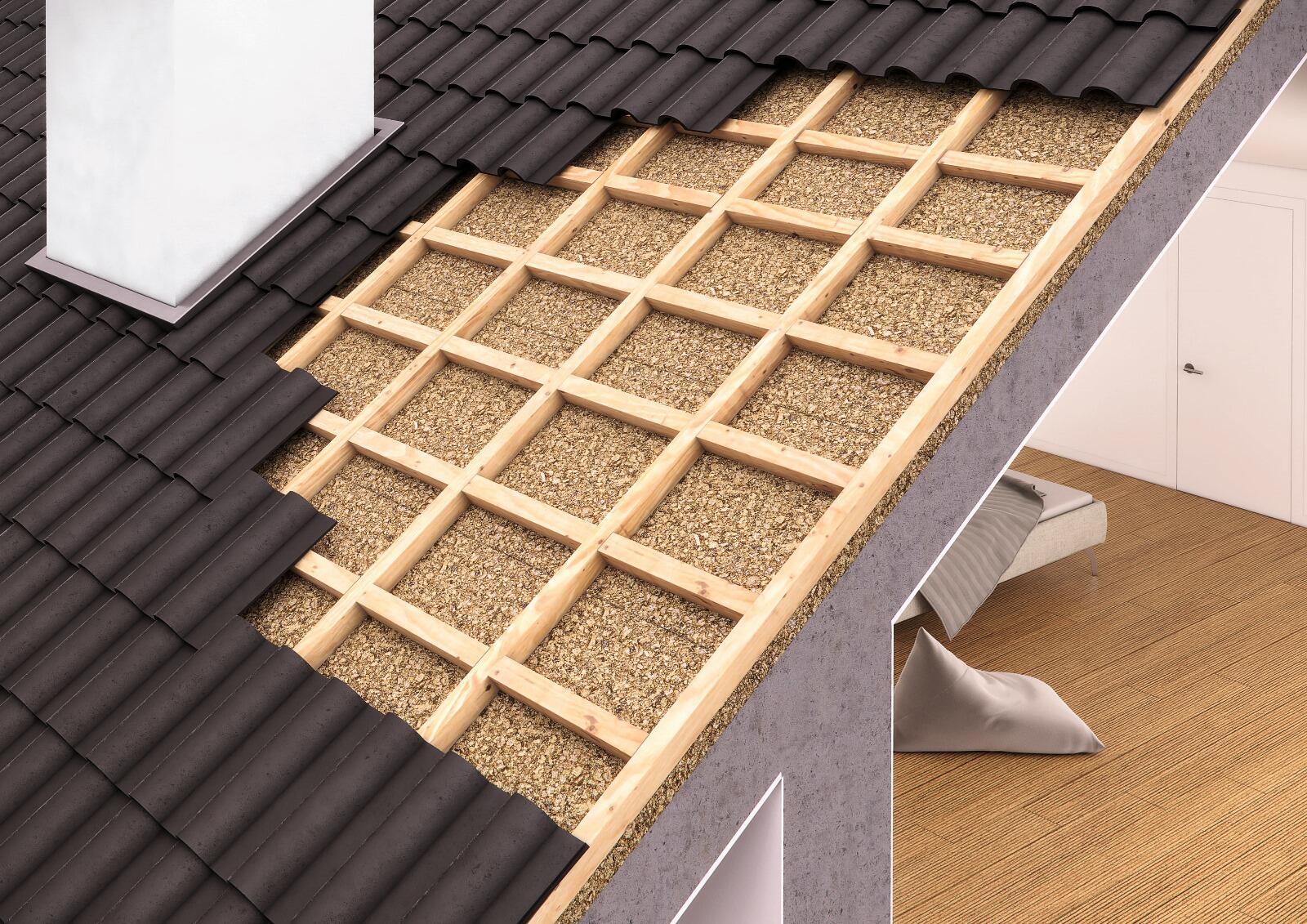 5 Plaques isolante liège sol / plafond / mur SDL l.0.5 x L.1 m x Ep.40 mm, 2,5m² - 7