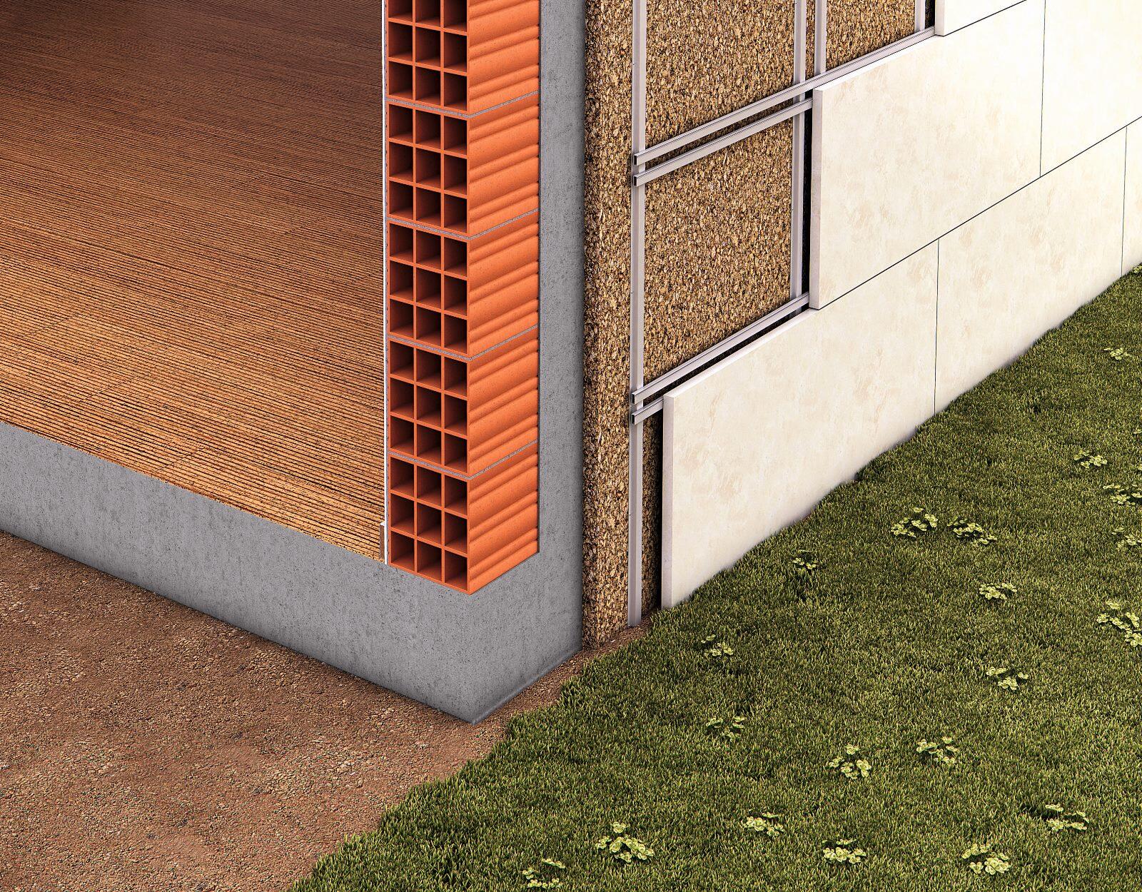 5 Plaques isolante liège sol / plafond / mur SDL l.0.5 x L.1 m x Ep.40 mm, 2,5m² - 6