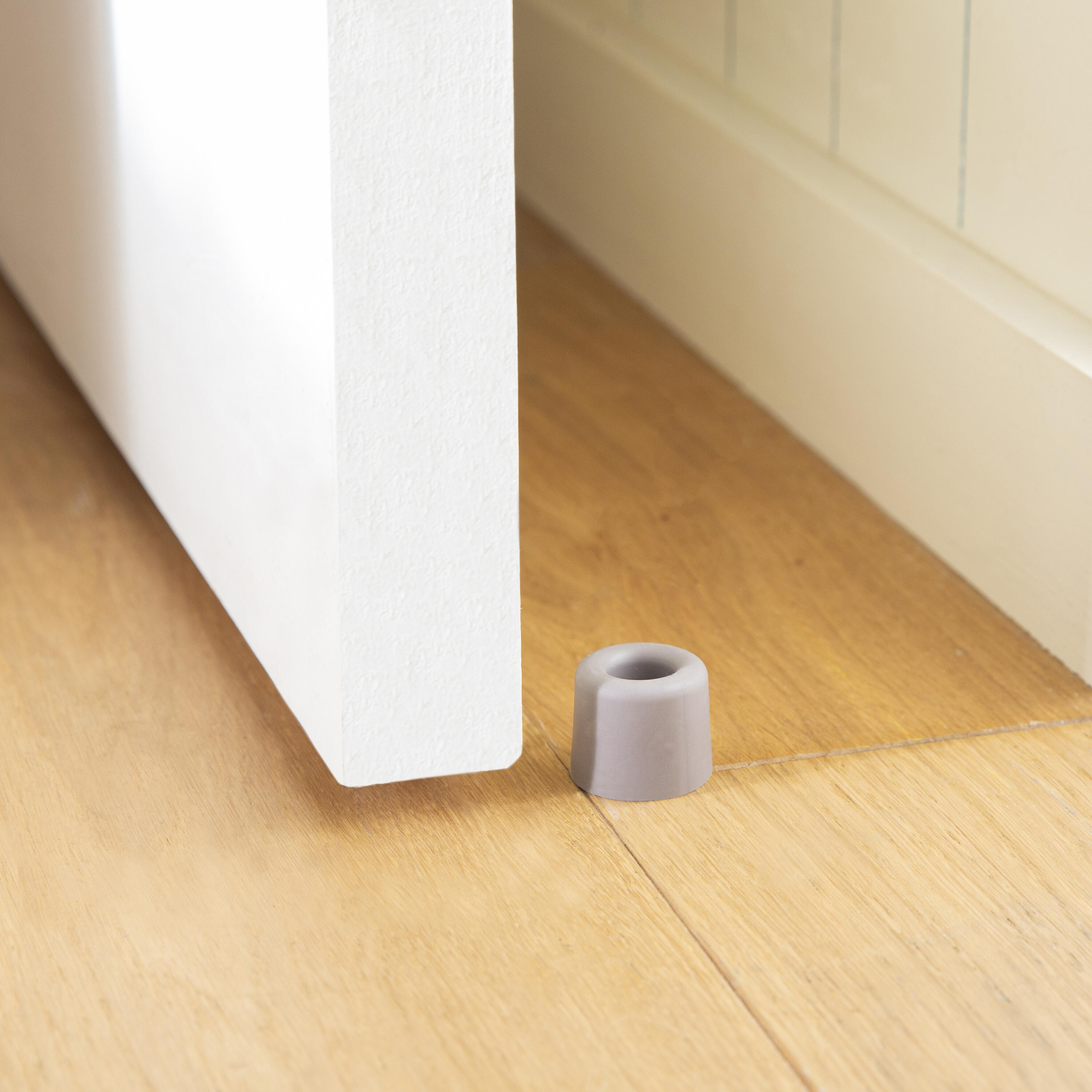 Batente para parede /chão cinza hibrido 3x2.5 cm - 5