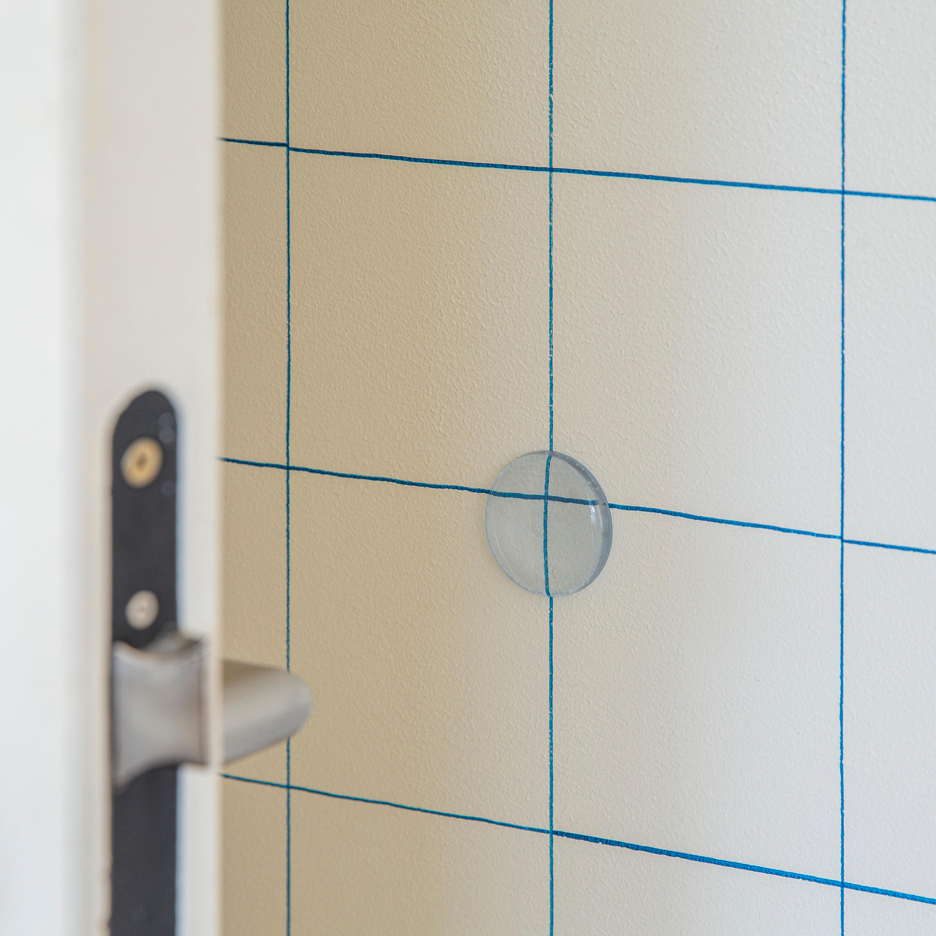 Batente adesivos amolf  parede transp 0.9x4cm 4 peças - 3