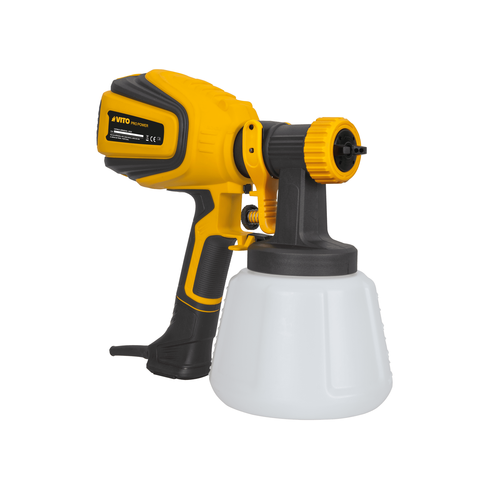 Pistola de pintar de baja presión vito de 600 w