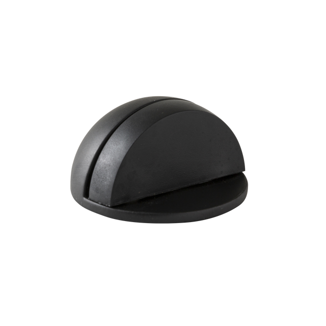 Odbojnik drzwiowy kulisty czarny średnica 4.7 cm 2 sztuki Inspire