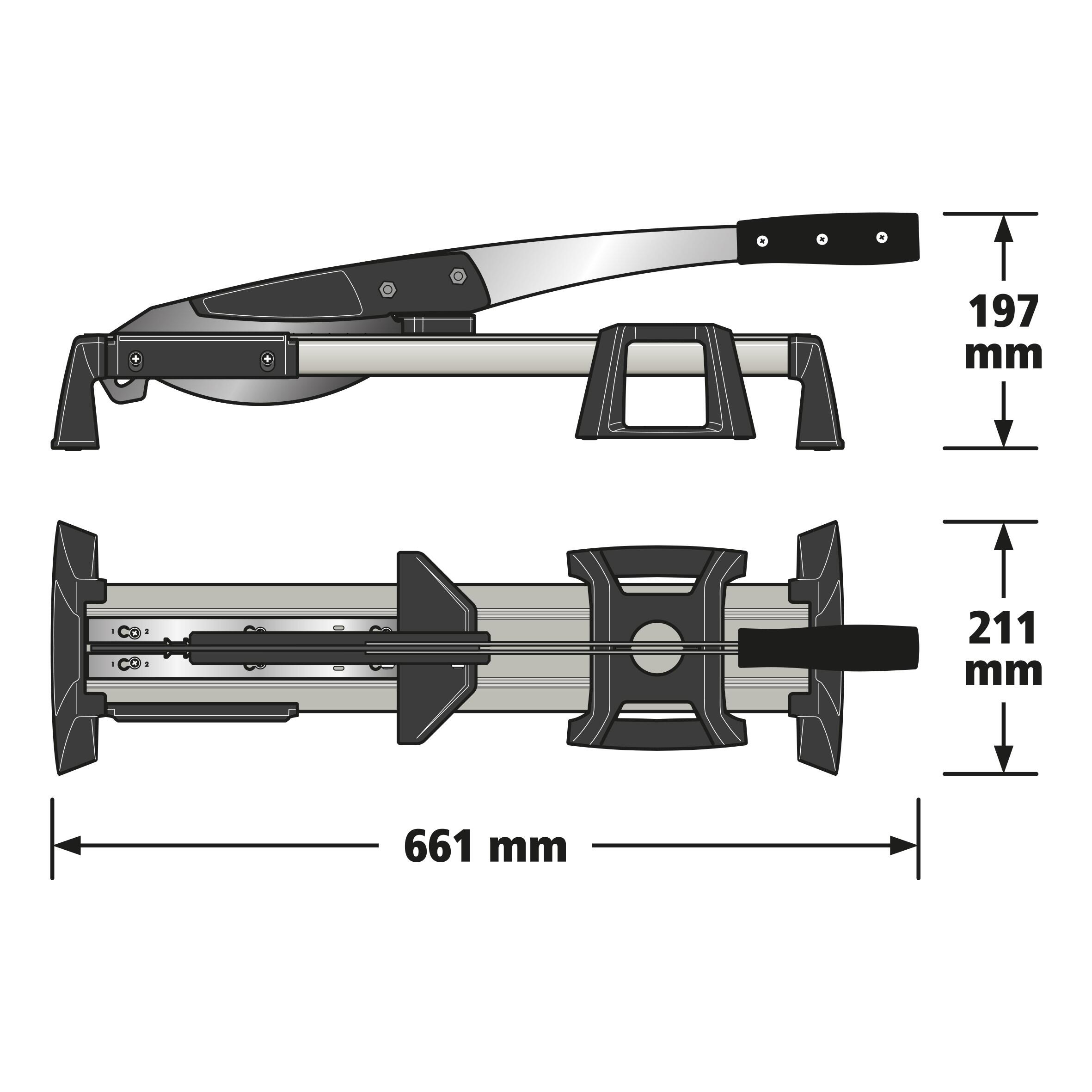 Presse coupante WOLFCRAFT VLC 800 pour stratifiés et vinyles, épaisseur max 11mm - 5