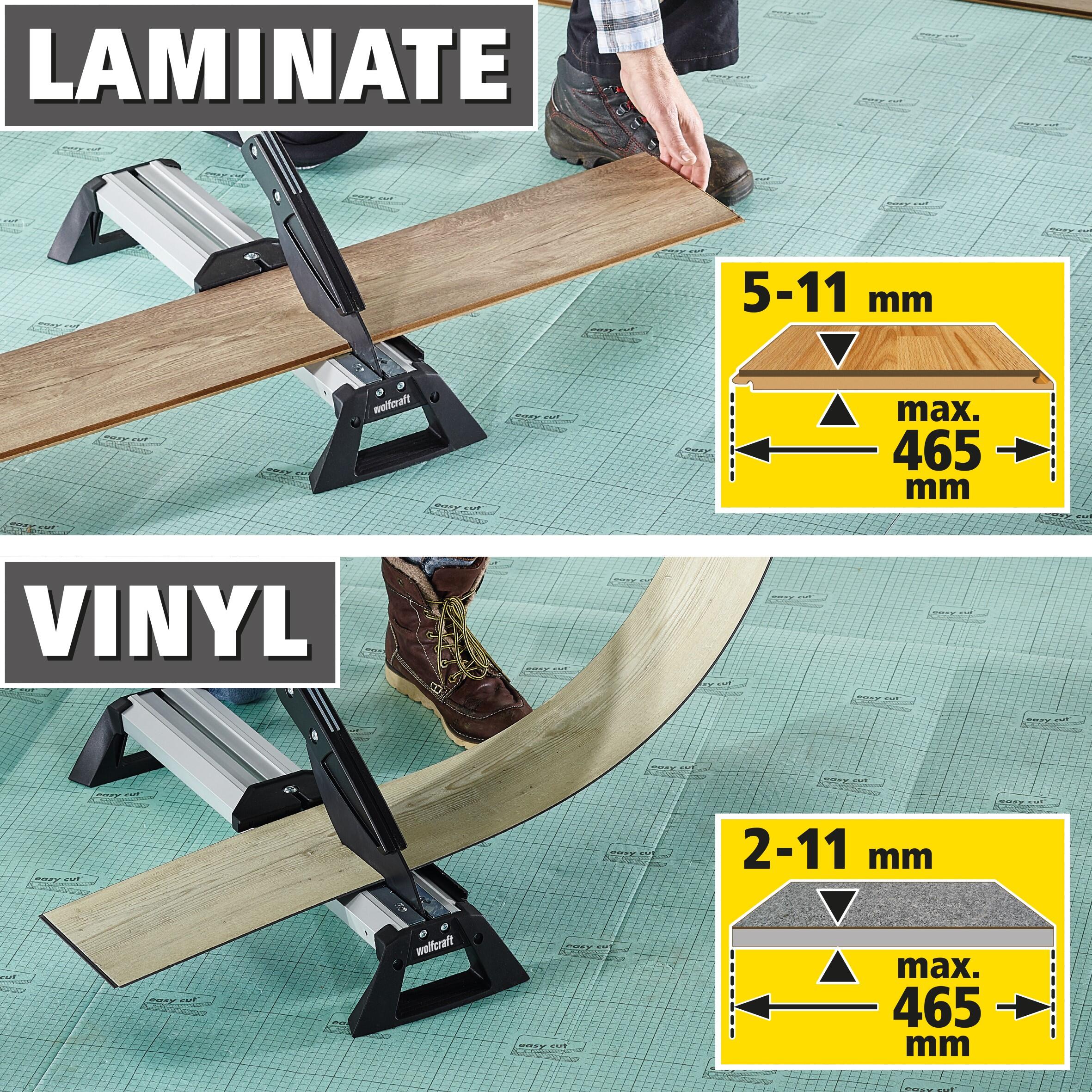 Presse coupante WOLFCRAFT VLC 800 pour stratifiés et vinyles, épaisseur max 11mm - 3
