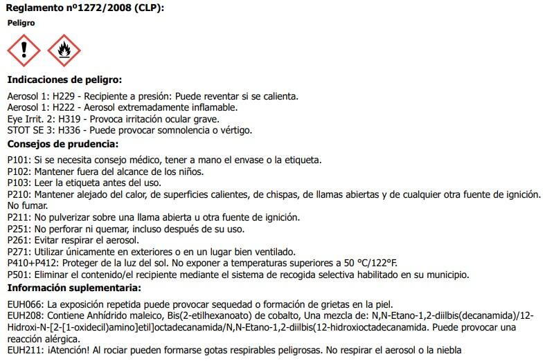 Spray hardcore MONTANA brillante 400ml blanco divinidad - 2