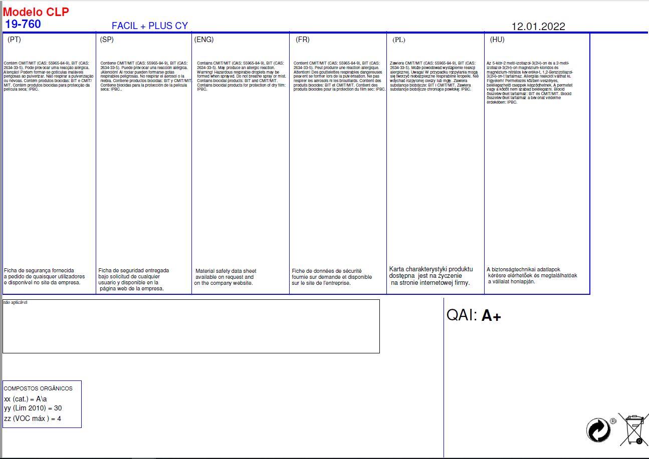 Fondo fijador al agua VALENTINE 5L incoloro - 5