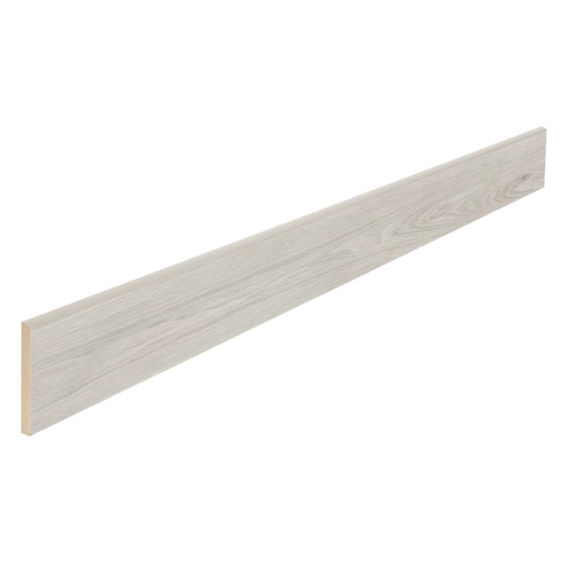 Rodapié porcelánico Nivala 60x7 cm madera gris