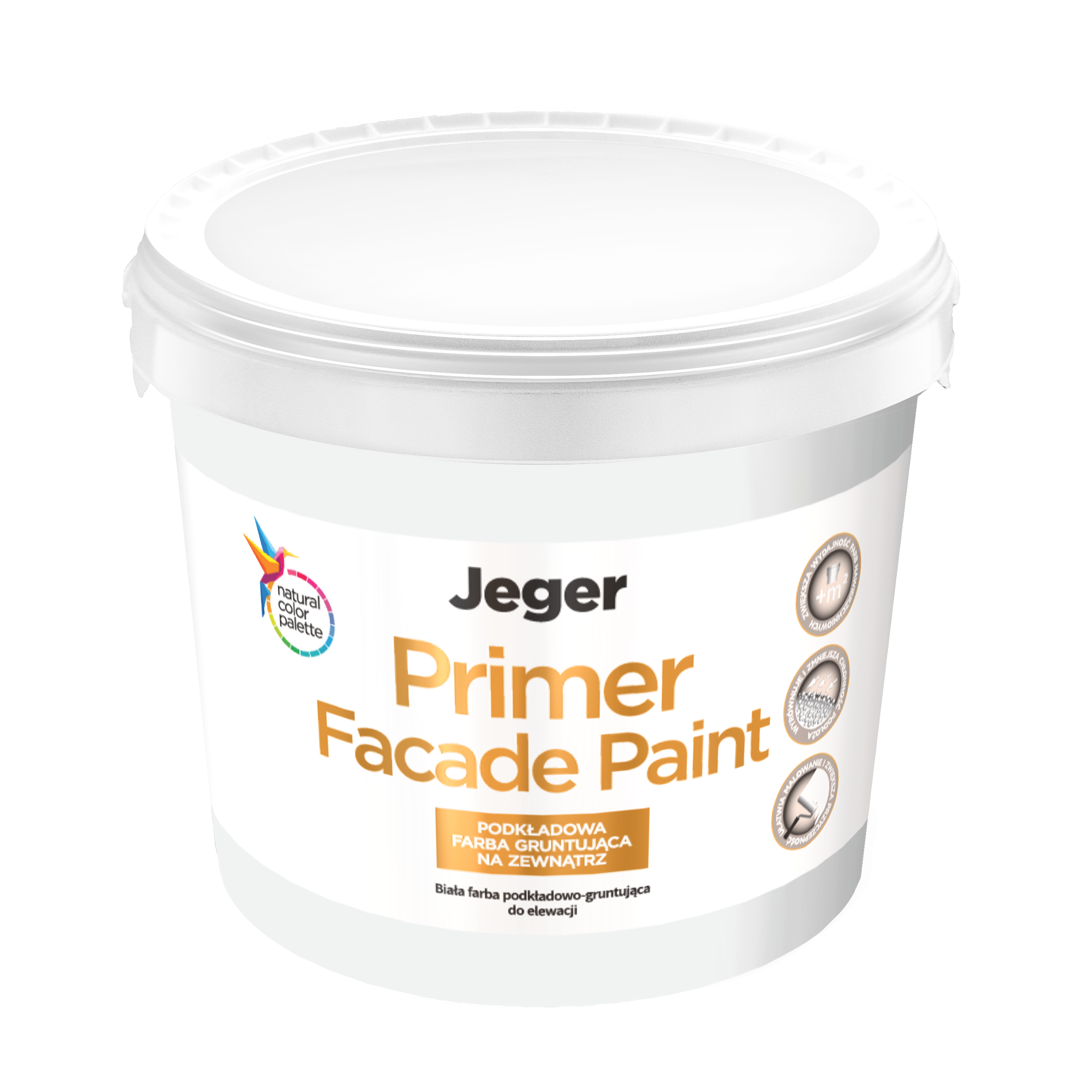 Farba podkładowa gruntująca Primer Facade Paint biały 10 l Jeger