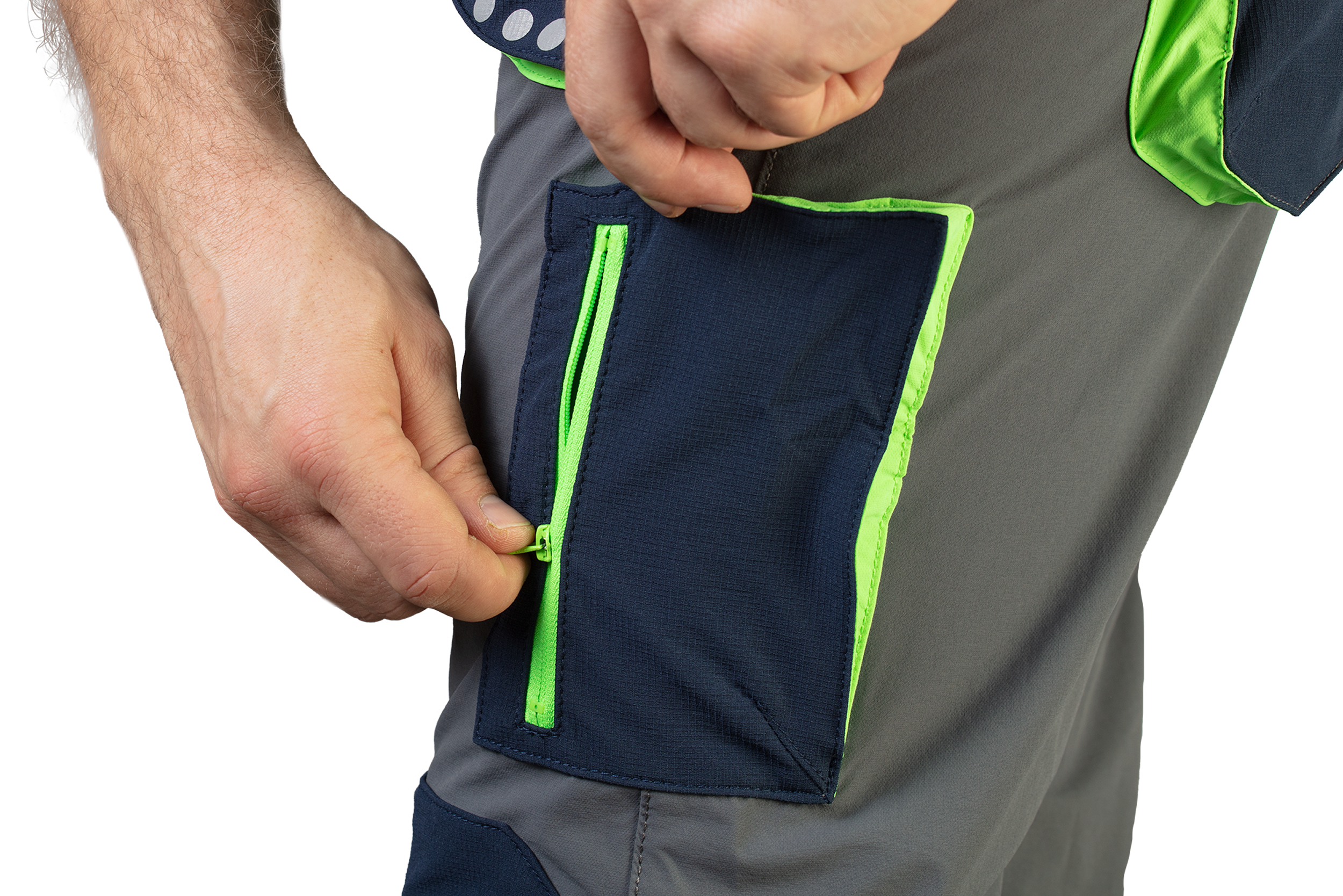 Spodnie robocze męskie Premium Stretch r. XXL/56 NEO - 6