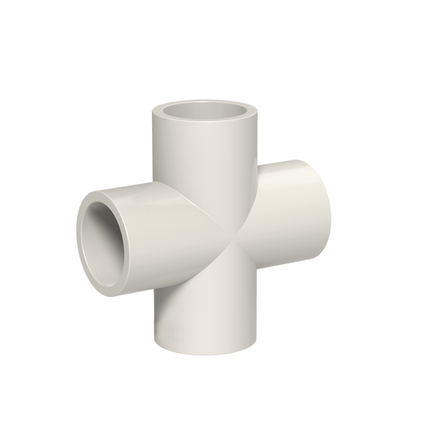 Czwórnik do rur KW1/2''  mm VODA