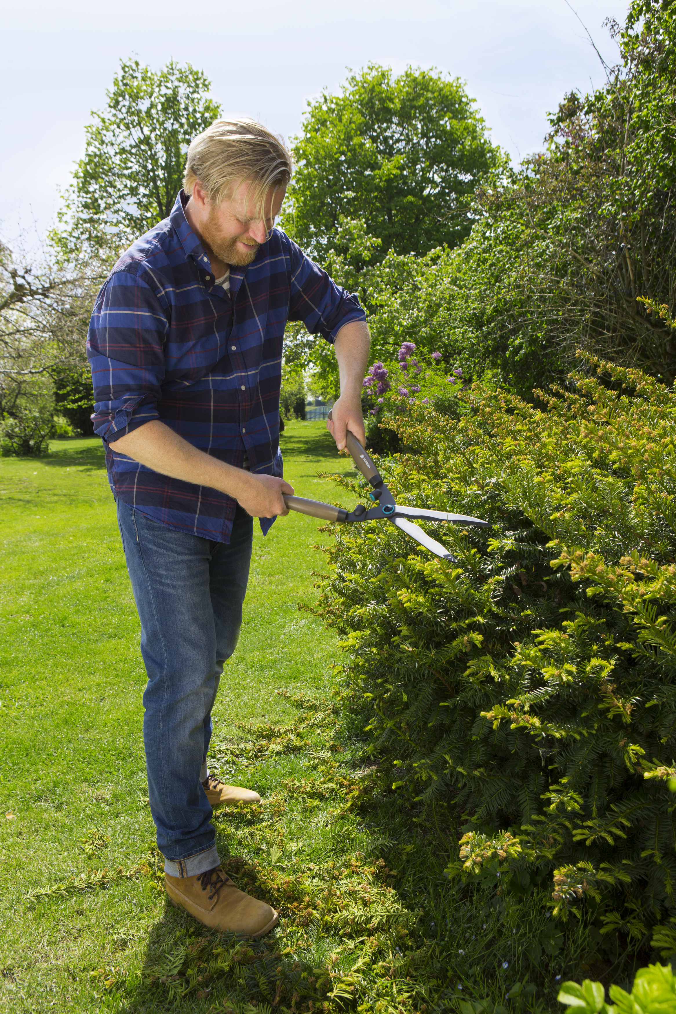 Cisaille à haie GARDENA acier revêtu antiadhérent NatureCut 12300-20 - 3