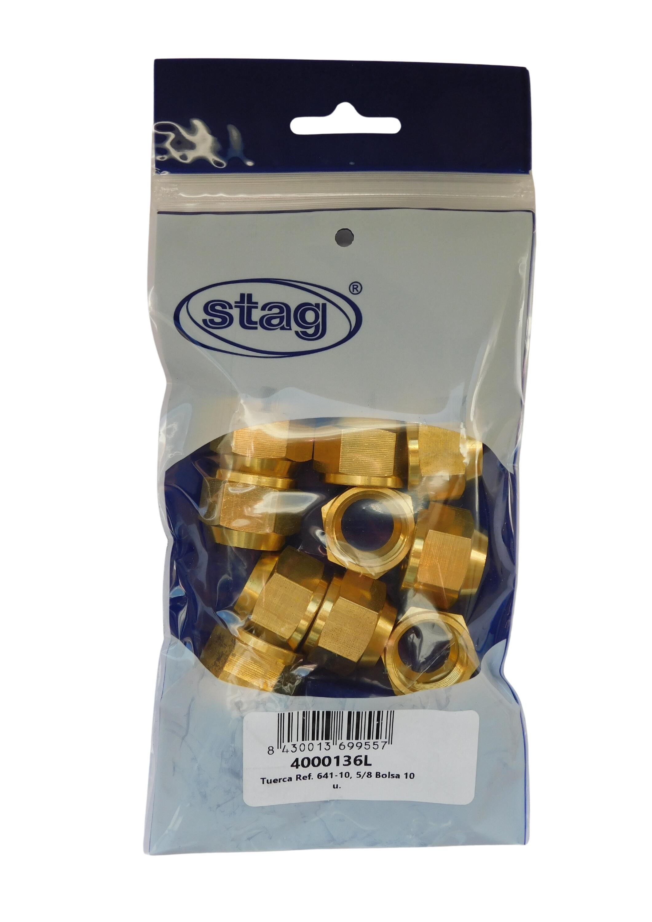 Bolsa 10 tuercas 641-10 5/8 stag