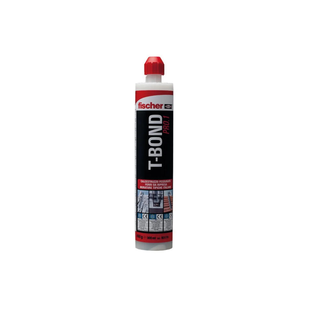 Cartuccia per ancorante chimico FISCHER T-BOND PRO1 300 ml - 2