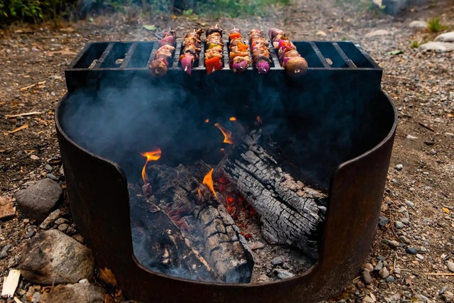 grill domowej roboty z bojlera
