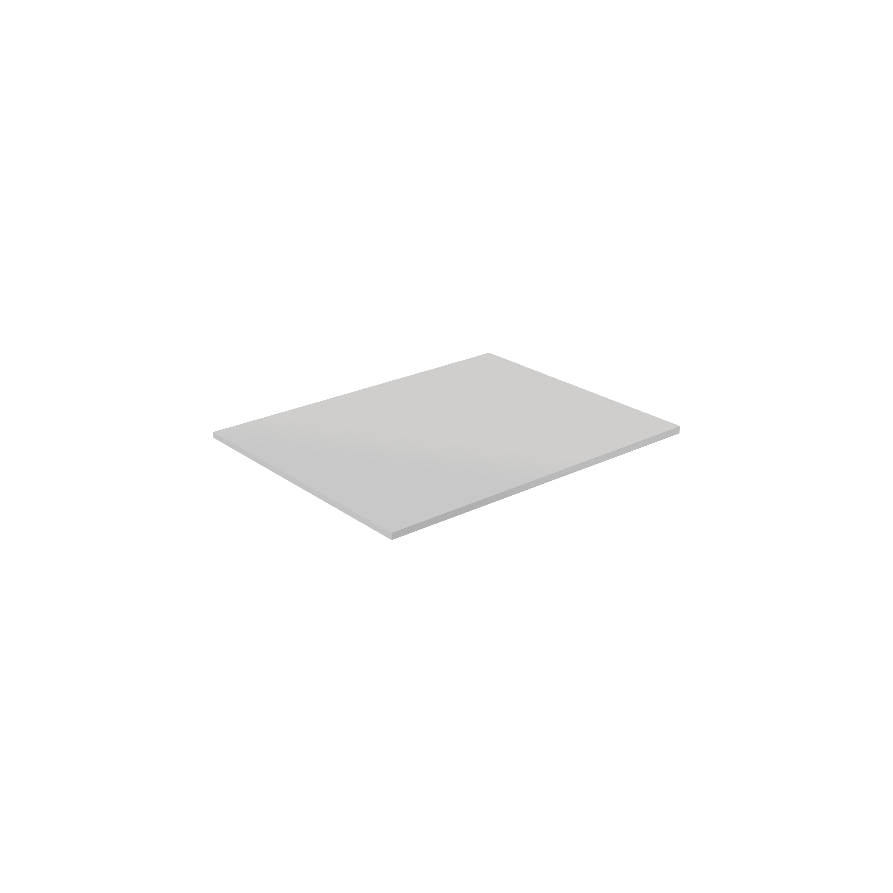 Encimera lavabo mia compatech gris 61x46x1.2 cm