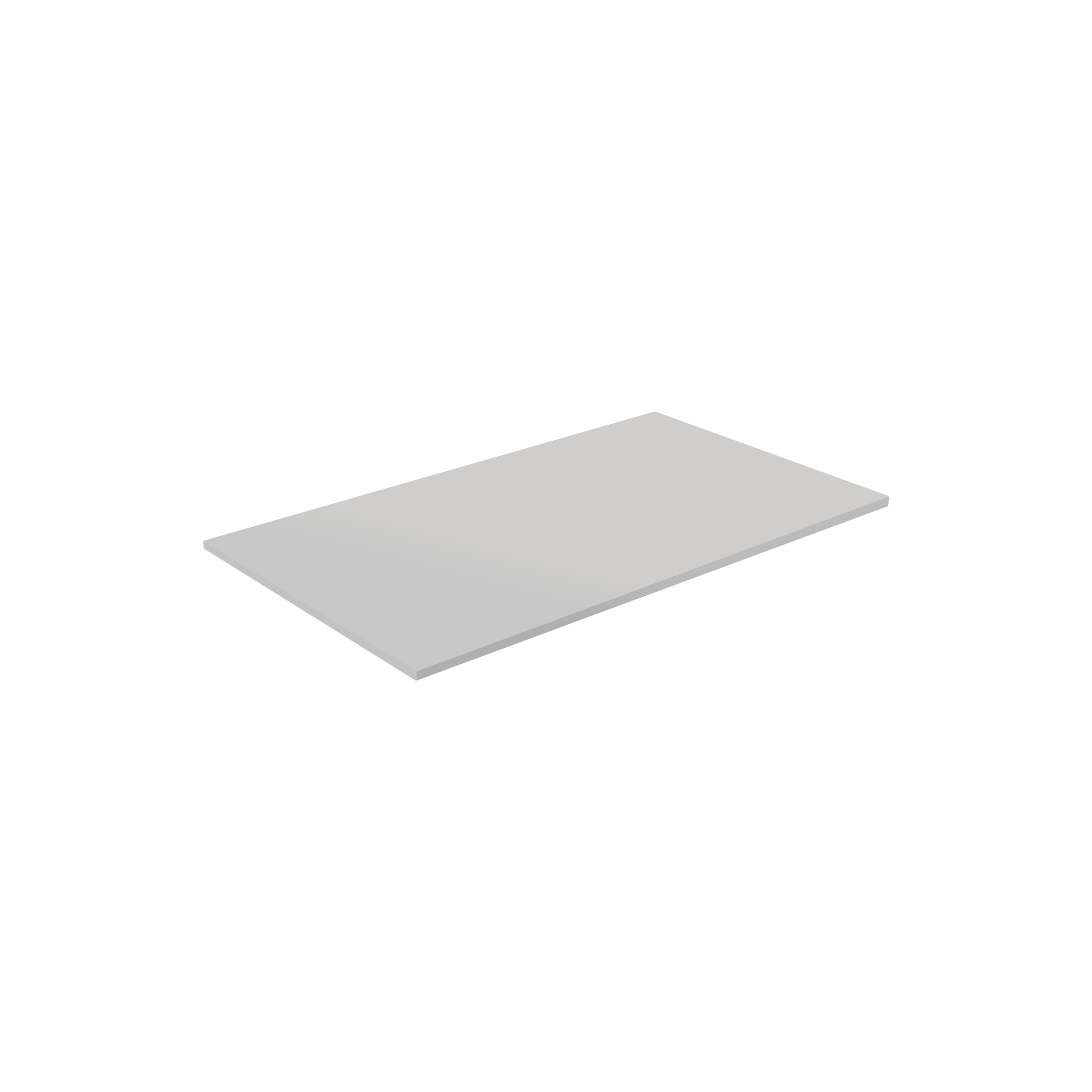Encimera lavabo mia compatech gris 81x46x1.2 cm