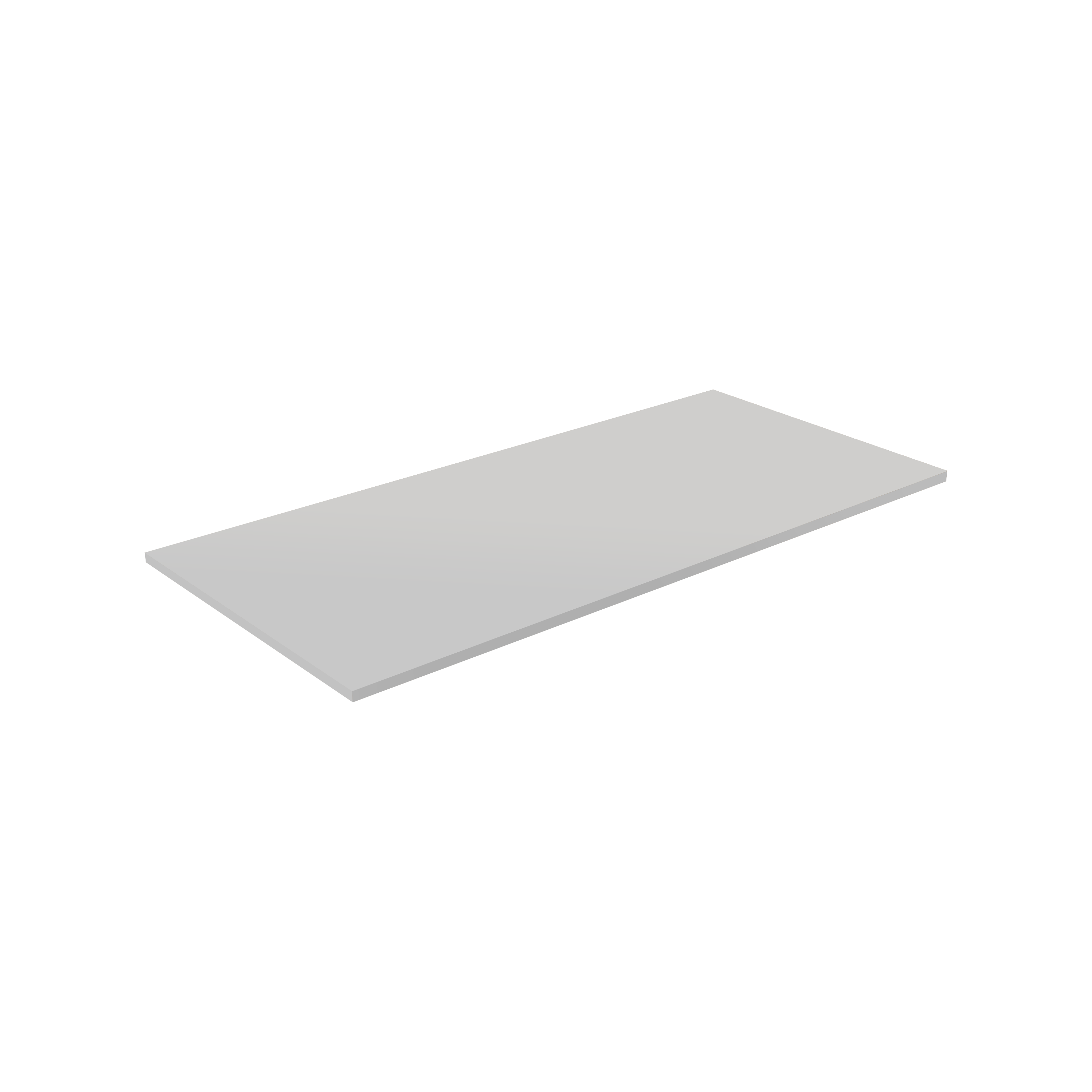 Encimera lavabo mia compatech gris 101x46x1.2 cm
