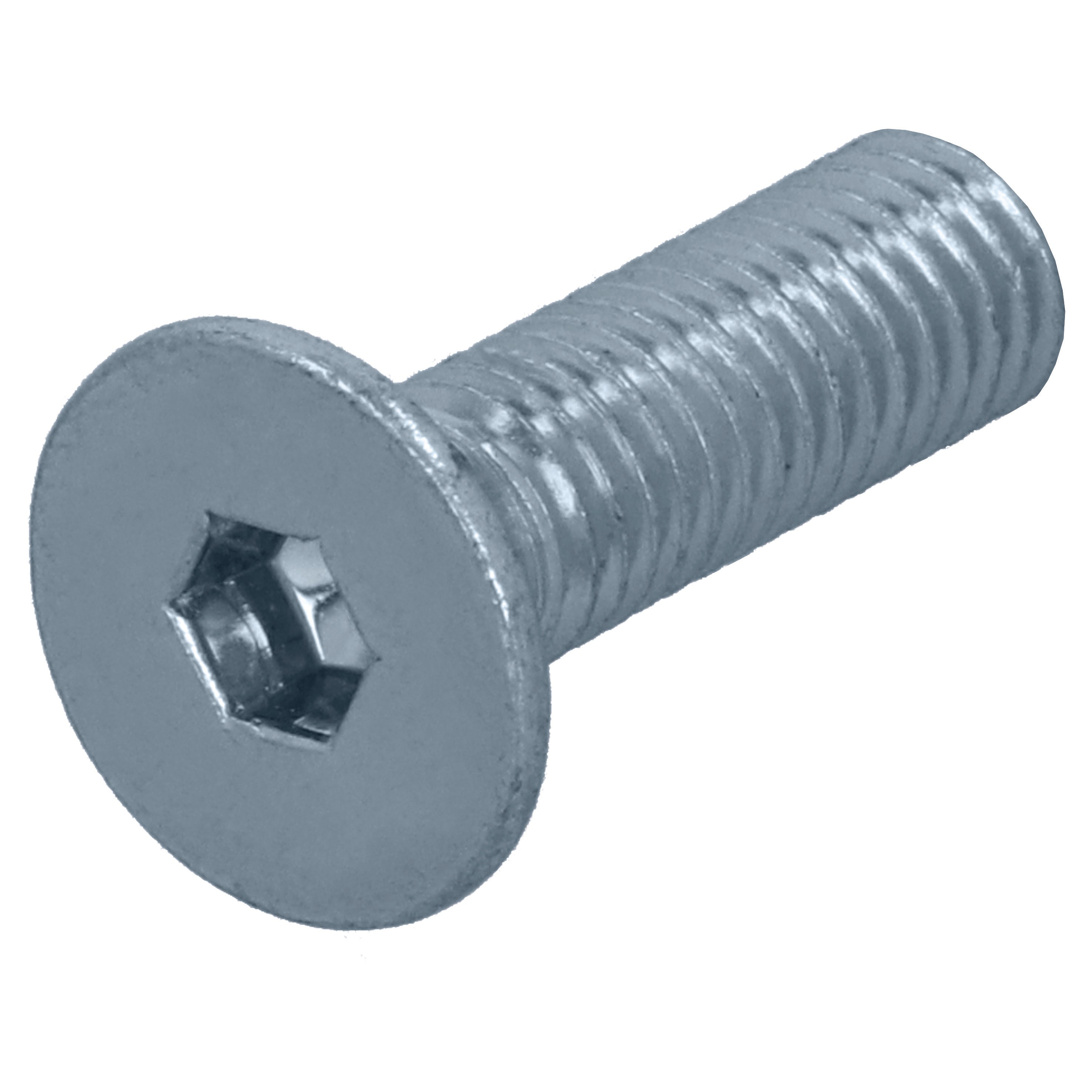 Viti A Testa Piatta M5-0.8 X 15 Mm In Acciaio - Confezione Da 250 Pezzi - Yfs